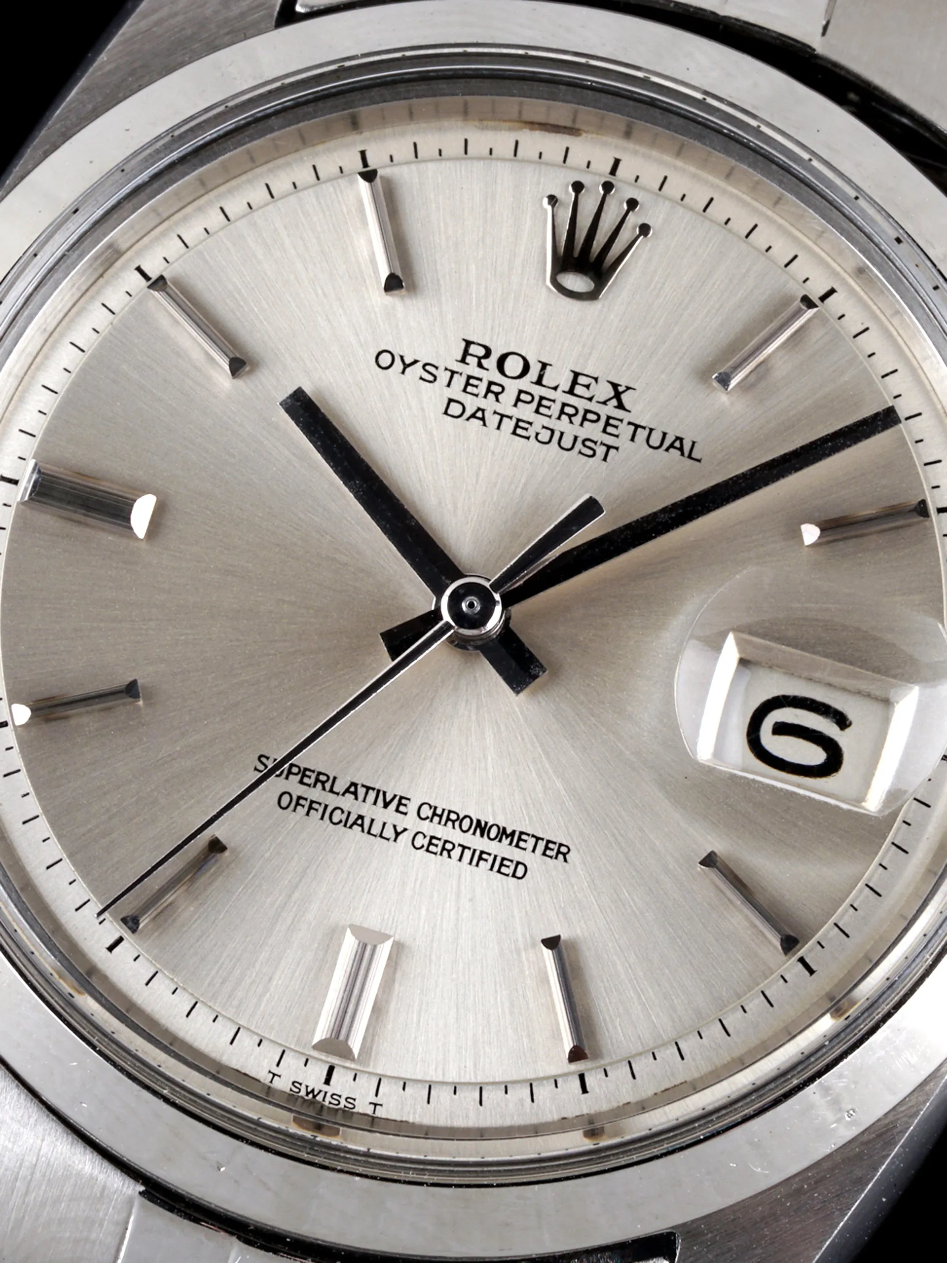 1970 Rolex Datejust (Ref. 1600) Non-Luminous Dial
