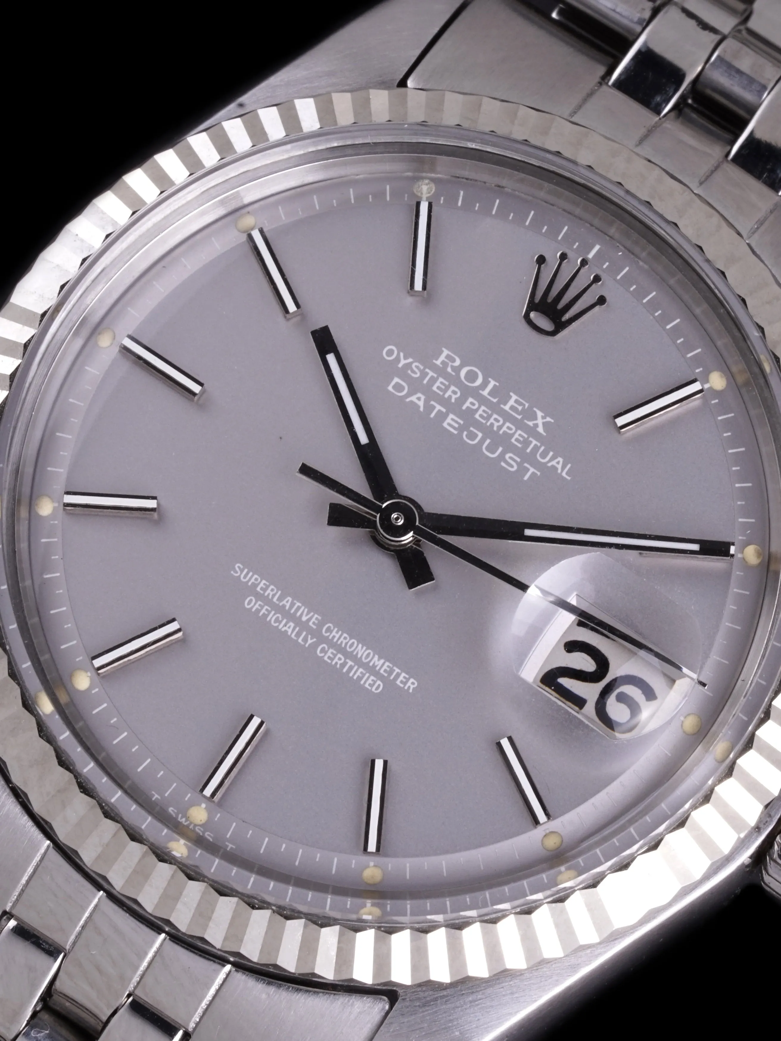 1970 Rolex Datejust (Ref. 1601) Grey "Ghost" Dial
