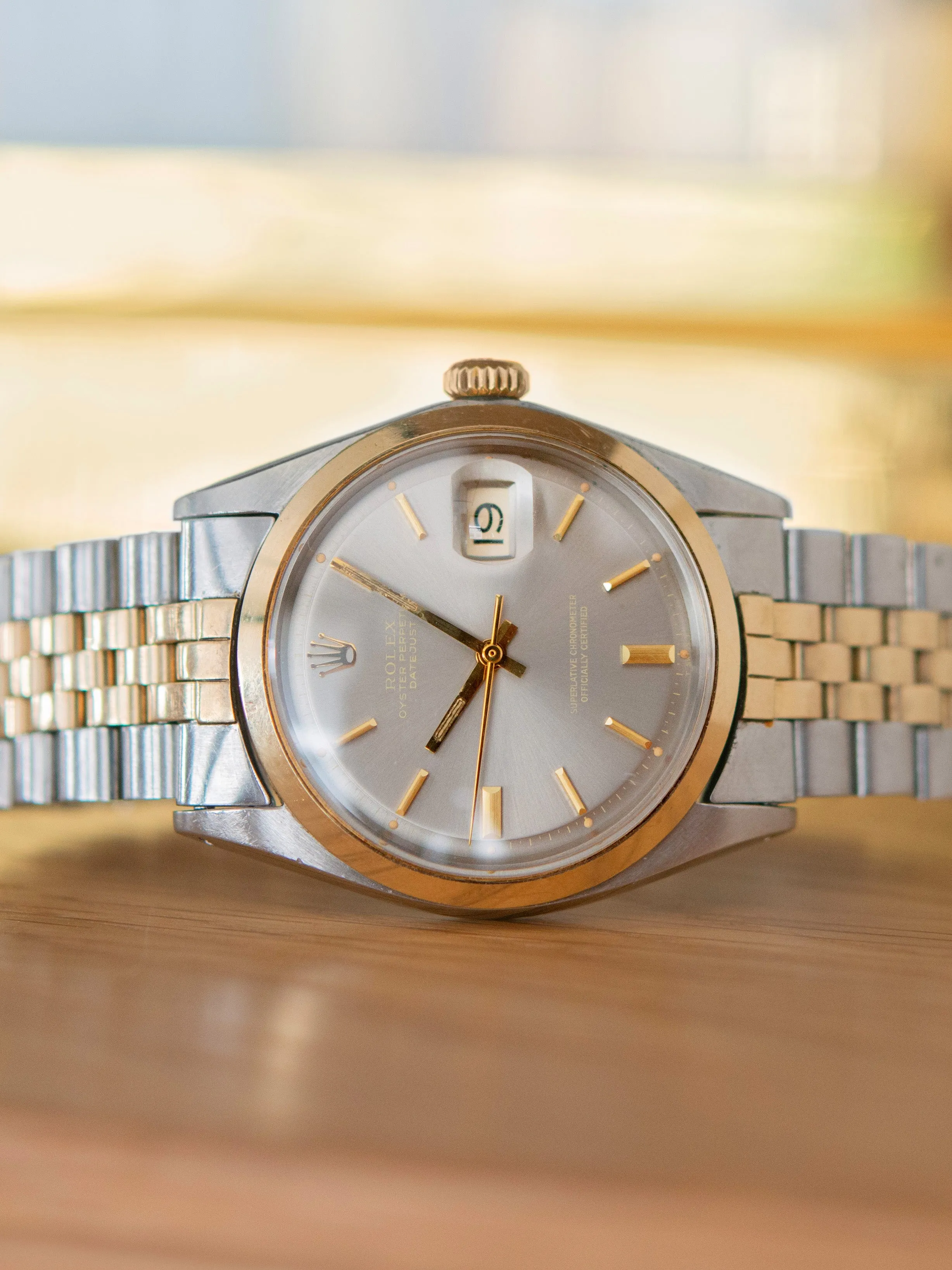 1971 Rolex Two-Tone Datejust (Ref. 1600) Grey Dial