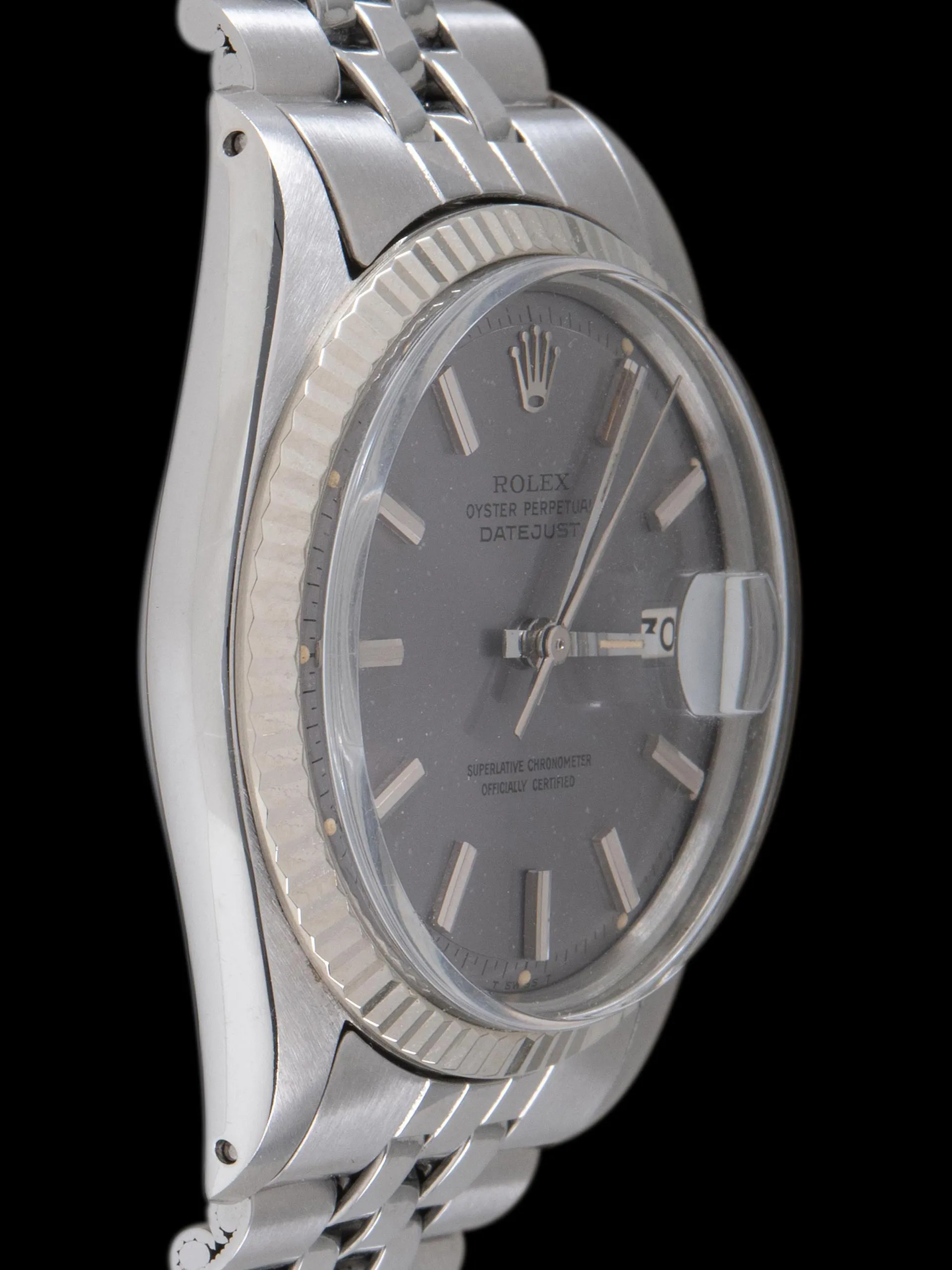 1973 Rolex Datejust (Ref. 1601) Grey Dial W/ Rolex Guarantee Paper