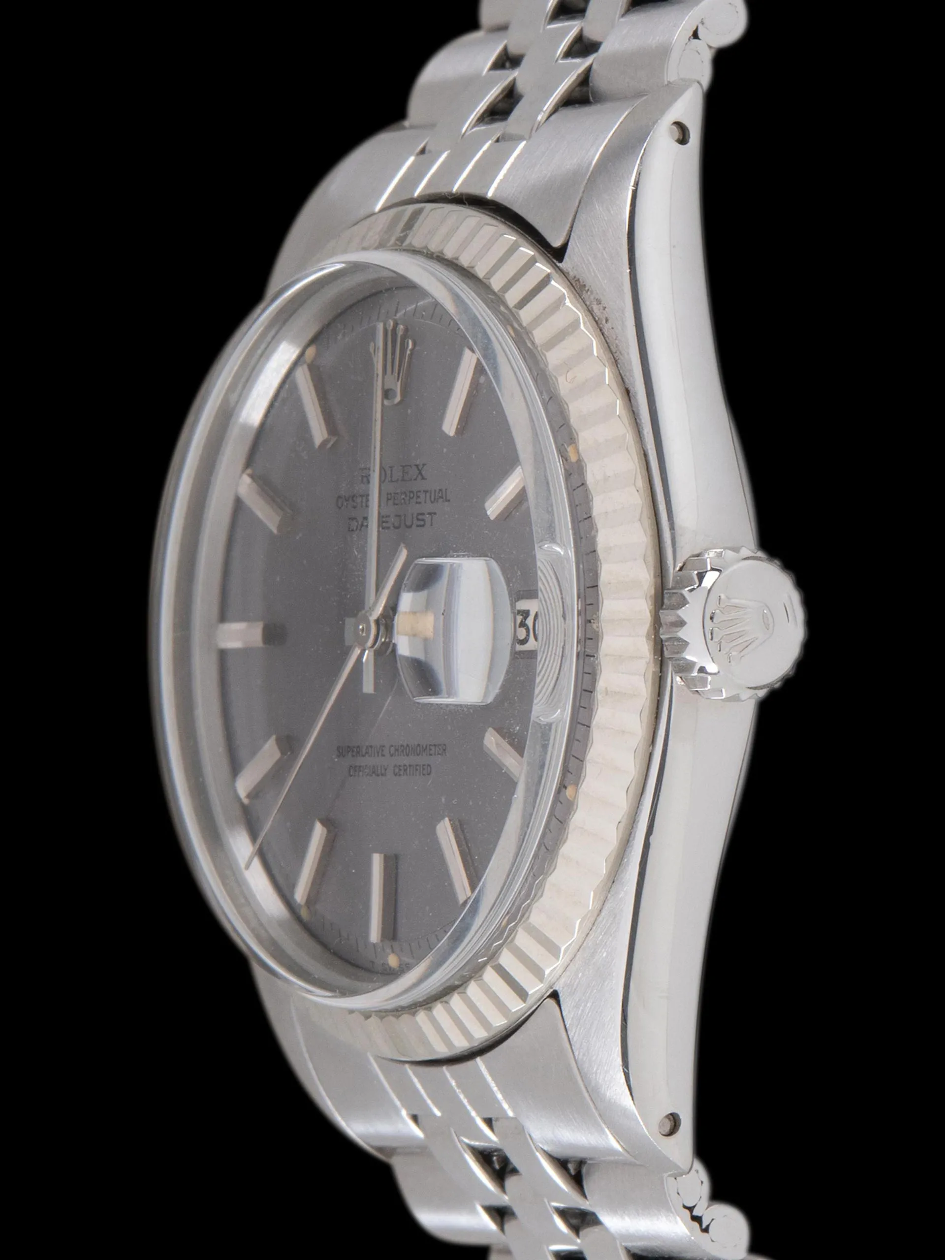 1973 Rolex Datejust (Ref. 1601) Grey Dial W/ Rolex Guarantee Paper
