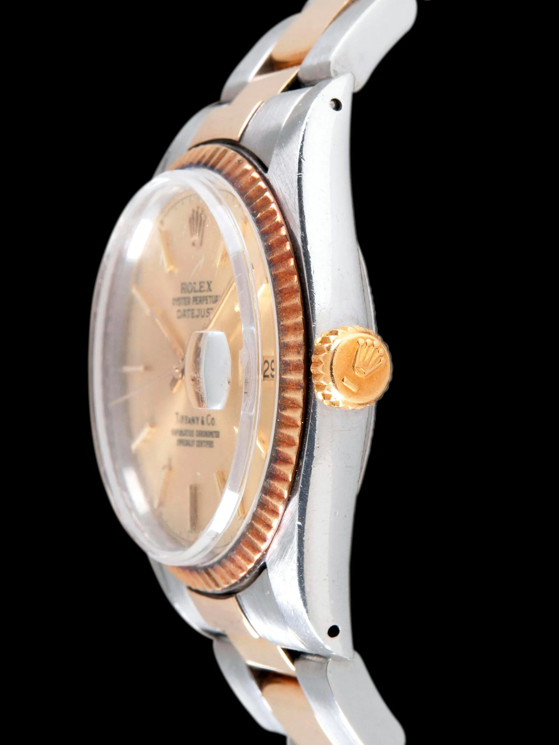 1978 Rolex Two-Tone Datejust (Ref. 16013) Champagne "Tiffany & Co." Dial