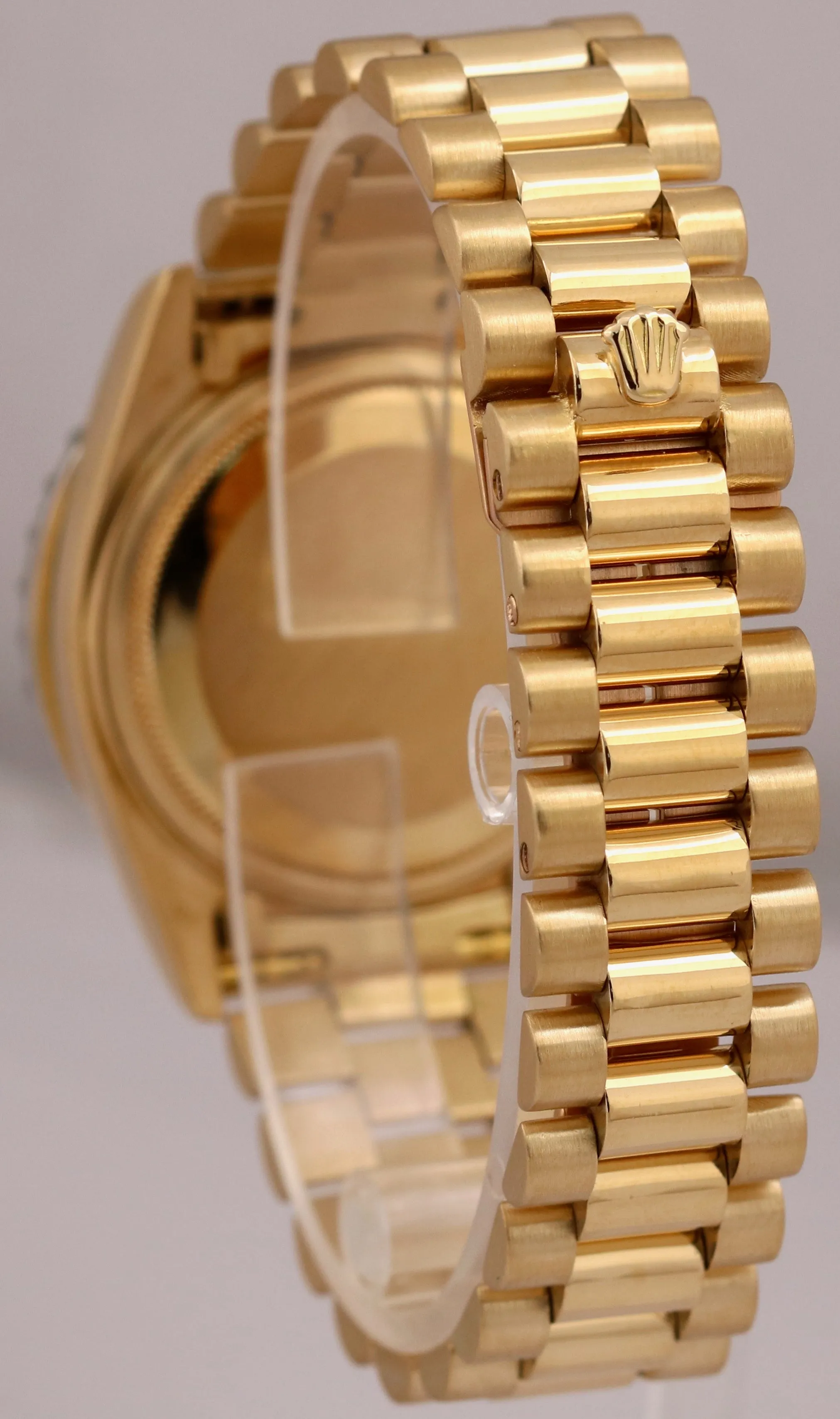 1984 Rolex Day-Date President 36mm White DIAMOND 18K Yellow Gold Watch 18038
