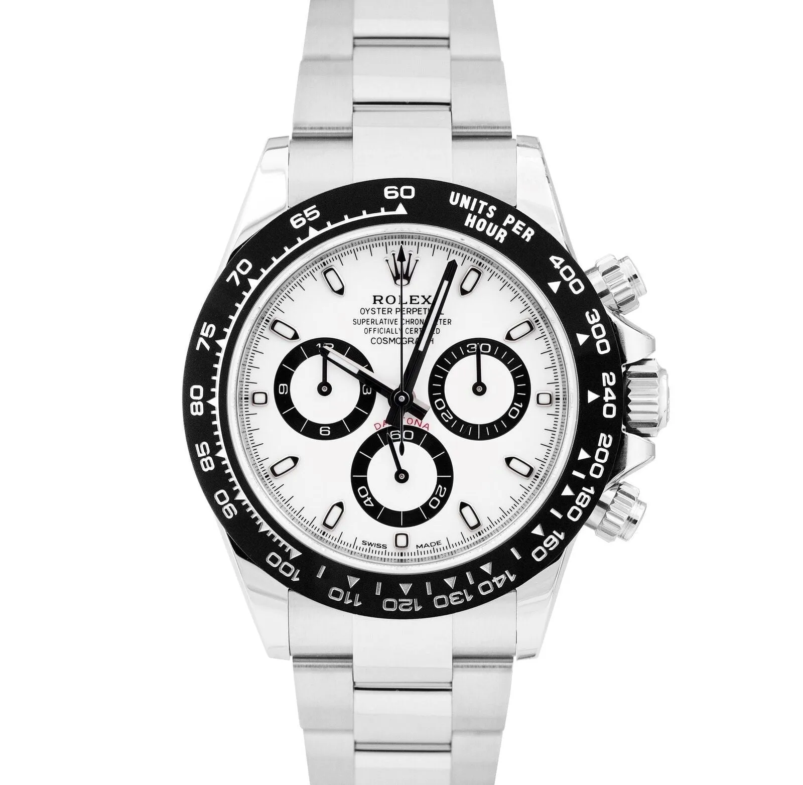 2022 NEW PAPERS Rolex Daytona Cosmograph 40mm PANDA Steel Watch 116500 LN BOX