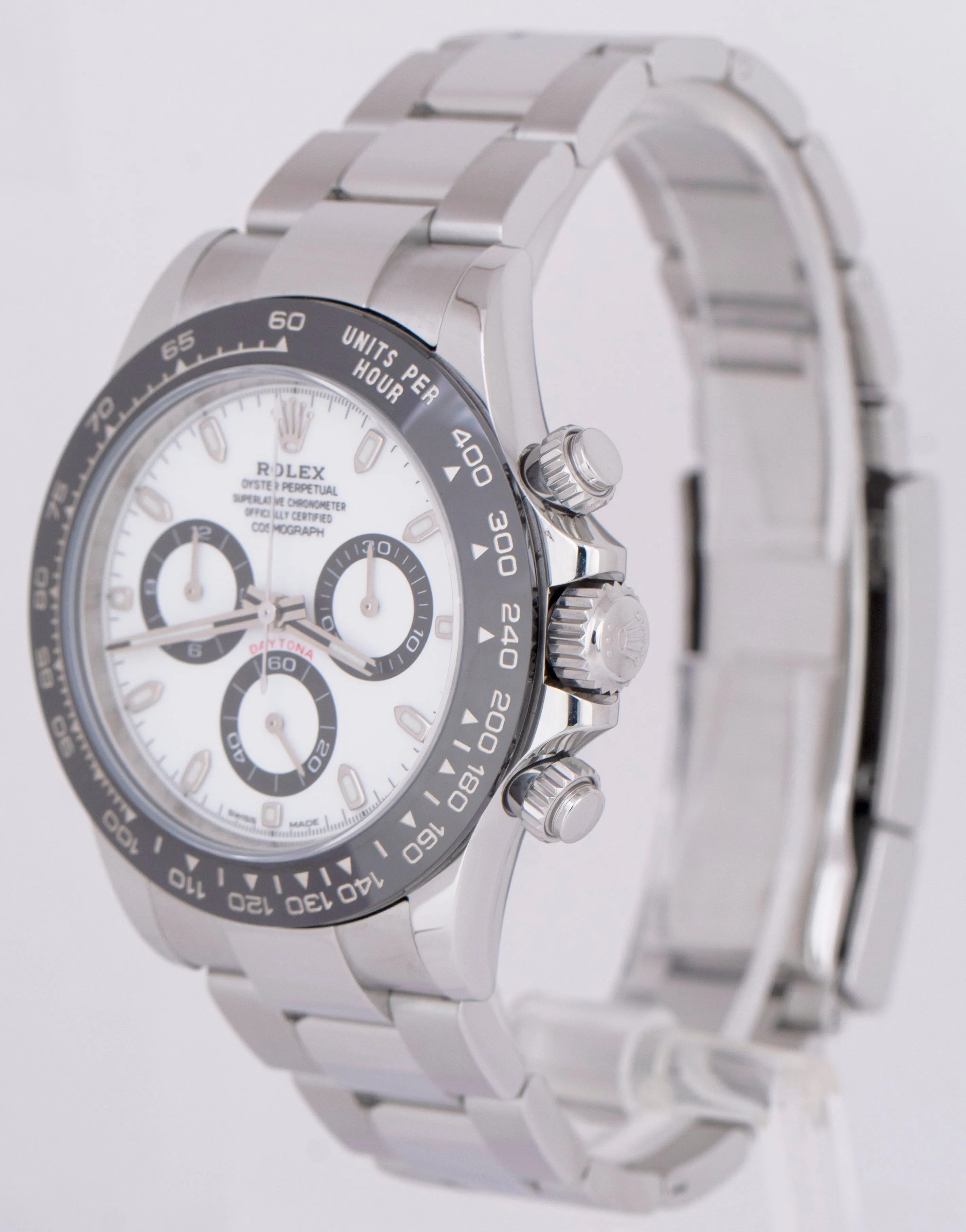 2022 NEW PAPERS Rolex Daytona Cosmograph 40mm PANDA Steel Watch 116500 LN BOX