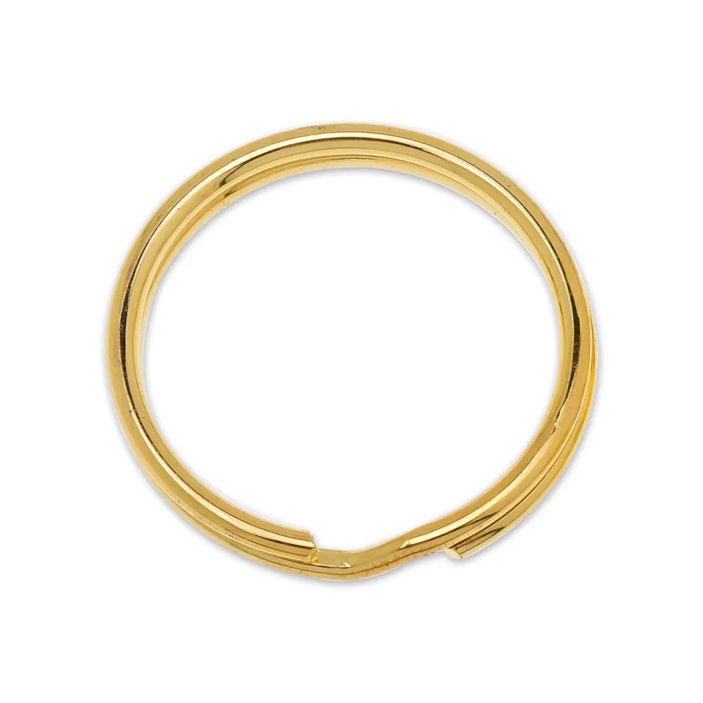 22mm Iron Keychain Rings Split Ring Key Ring Metal Keychain Rings Clasps personalized keyring gold 50 pcs 10183204