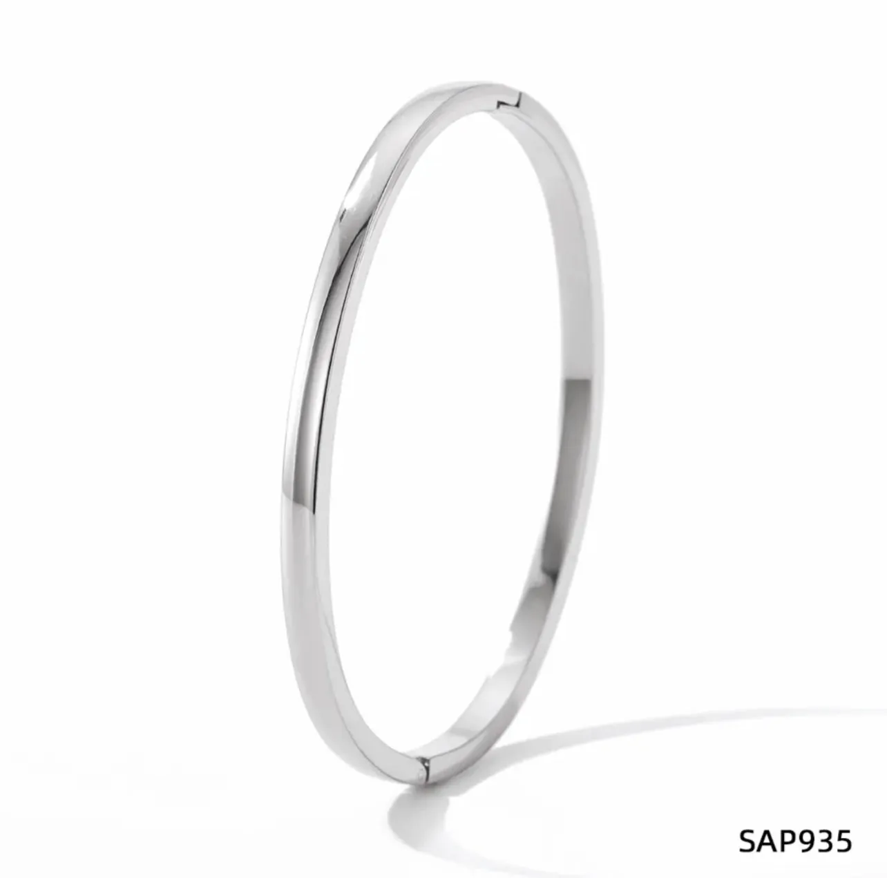 304 Stainless Steel 16K Gold Plated White Gold Plated Gold Plated Zircon Bangle