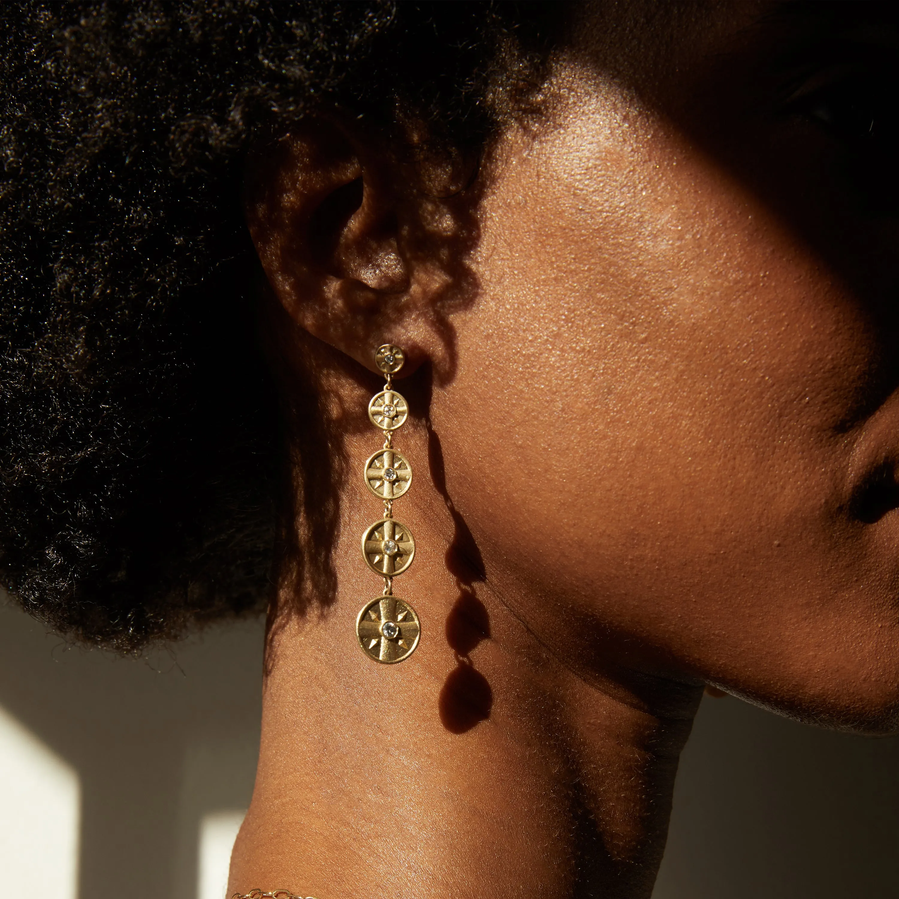 5 Drop Diamond Dangle