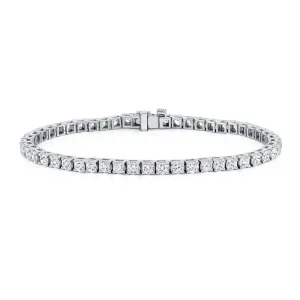 5.38CTW DIAMOND TENNIS BRACELET