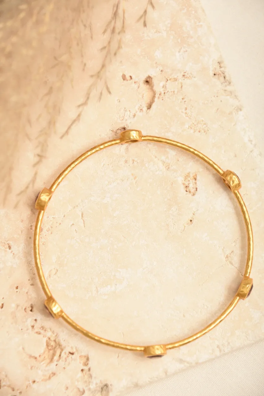 AMETHYST MILANO BANGLE