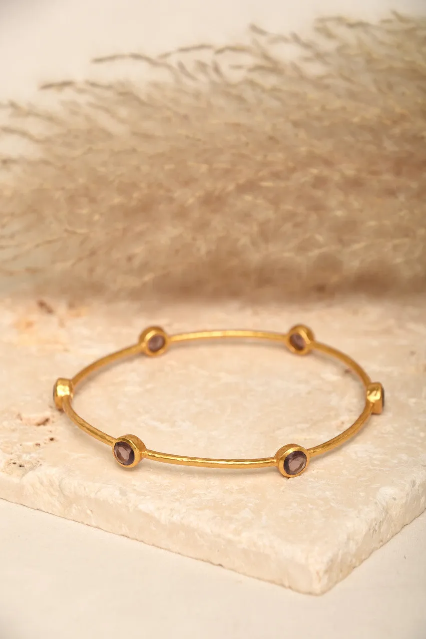 AMETHYST MILANO BANGLE