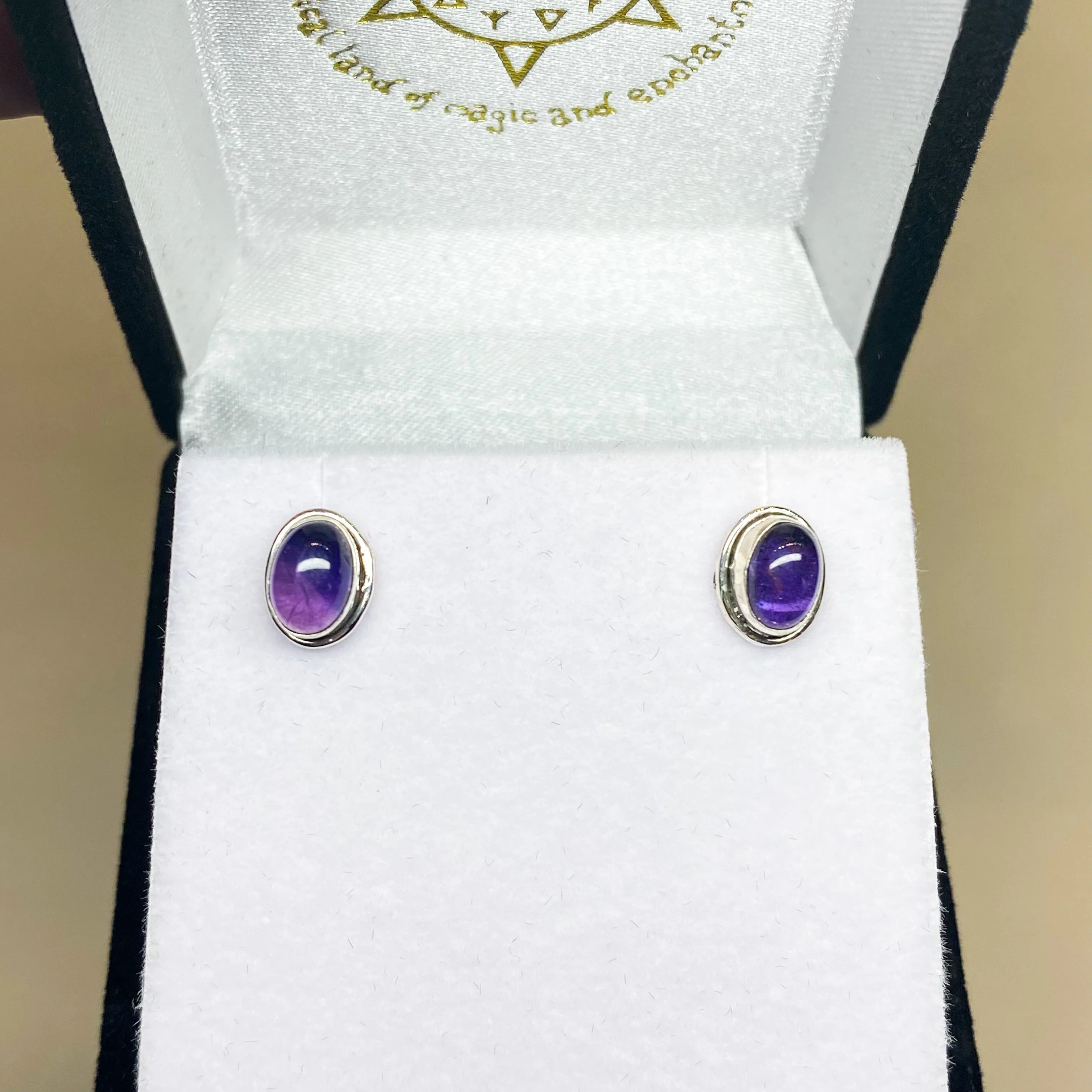 Amethyst Studs