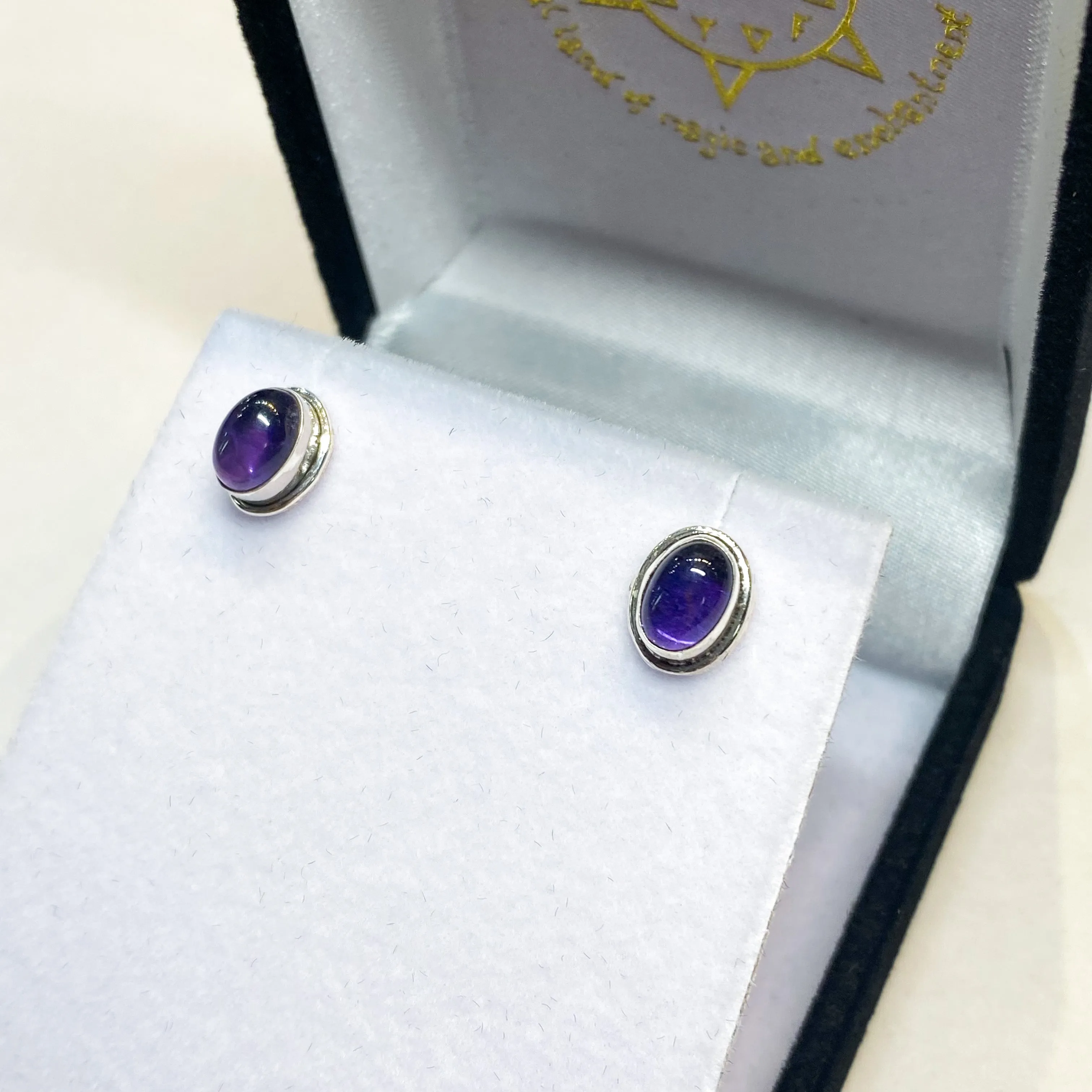 Amethyst Studs