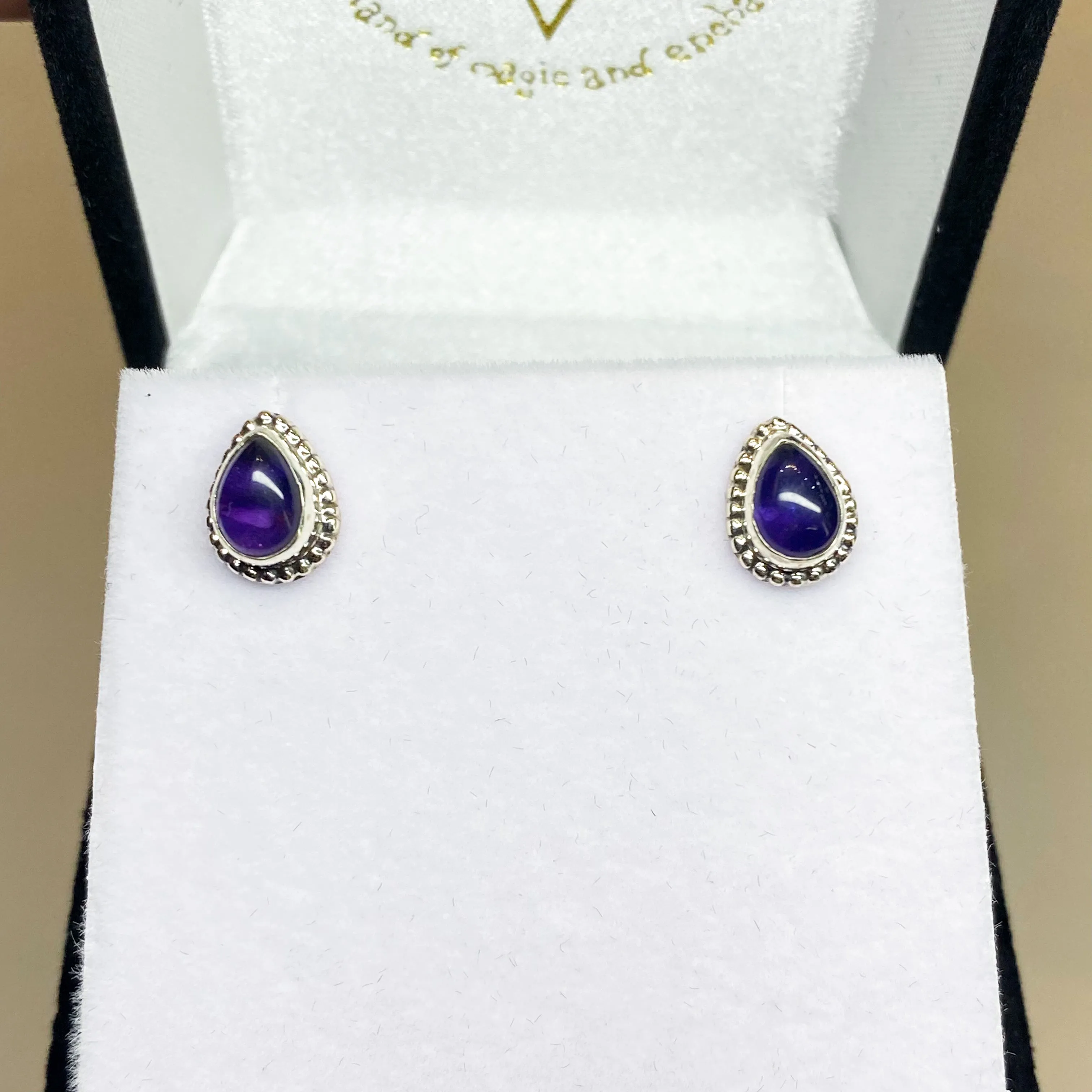 Amethyst Studs