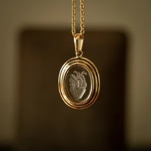 Anatomical Heart Necklace - One of a Kind