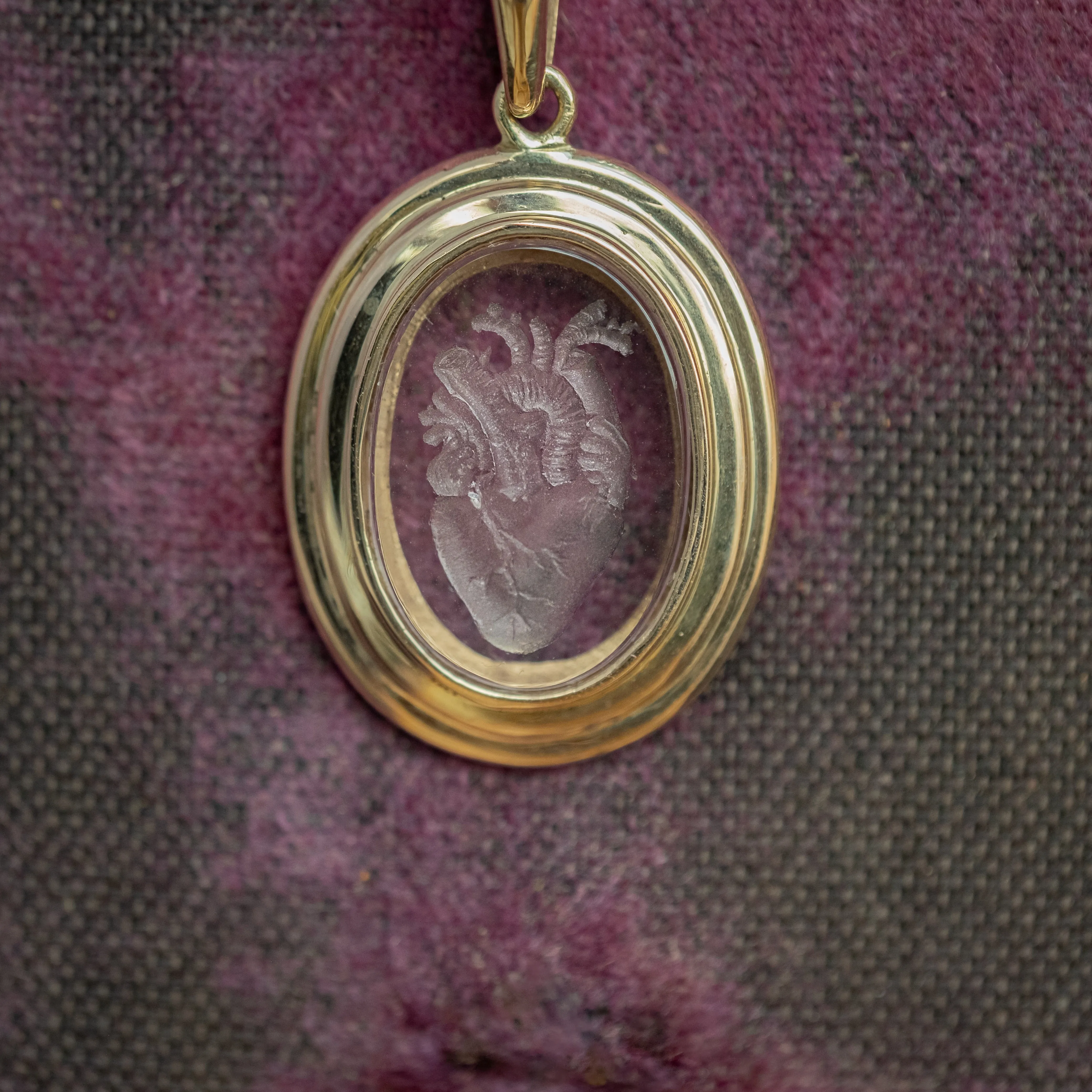 Anatomical Heart Necklace - One of a Kind