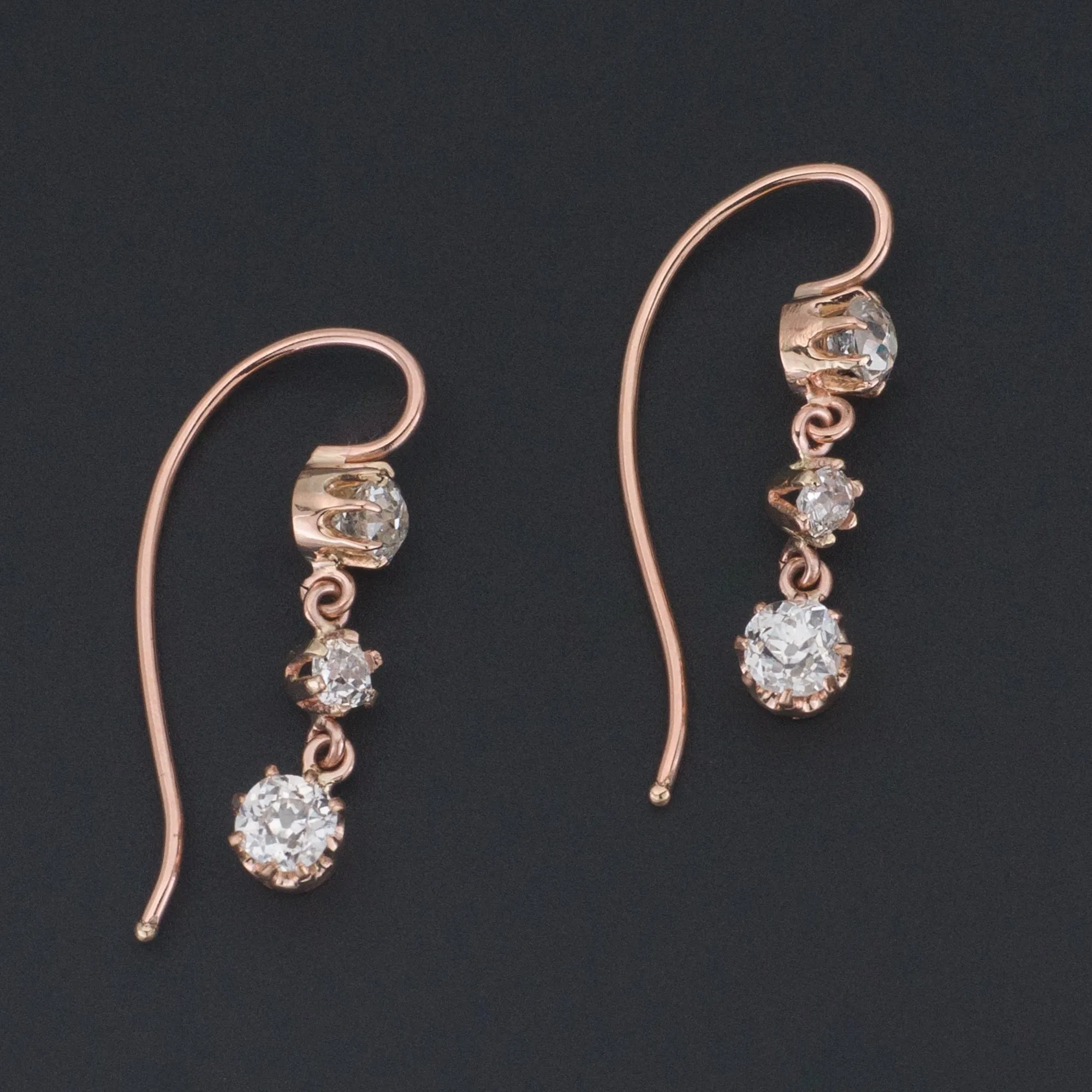 Antique Diamond Earrings | Diamond Earrings