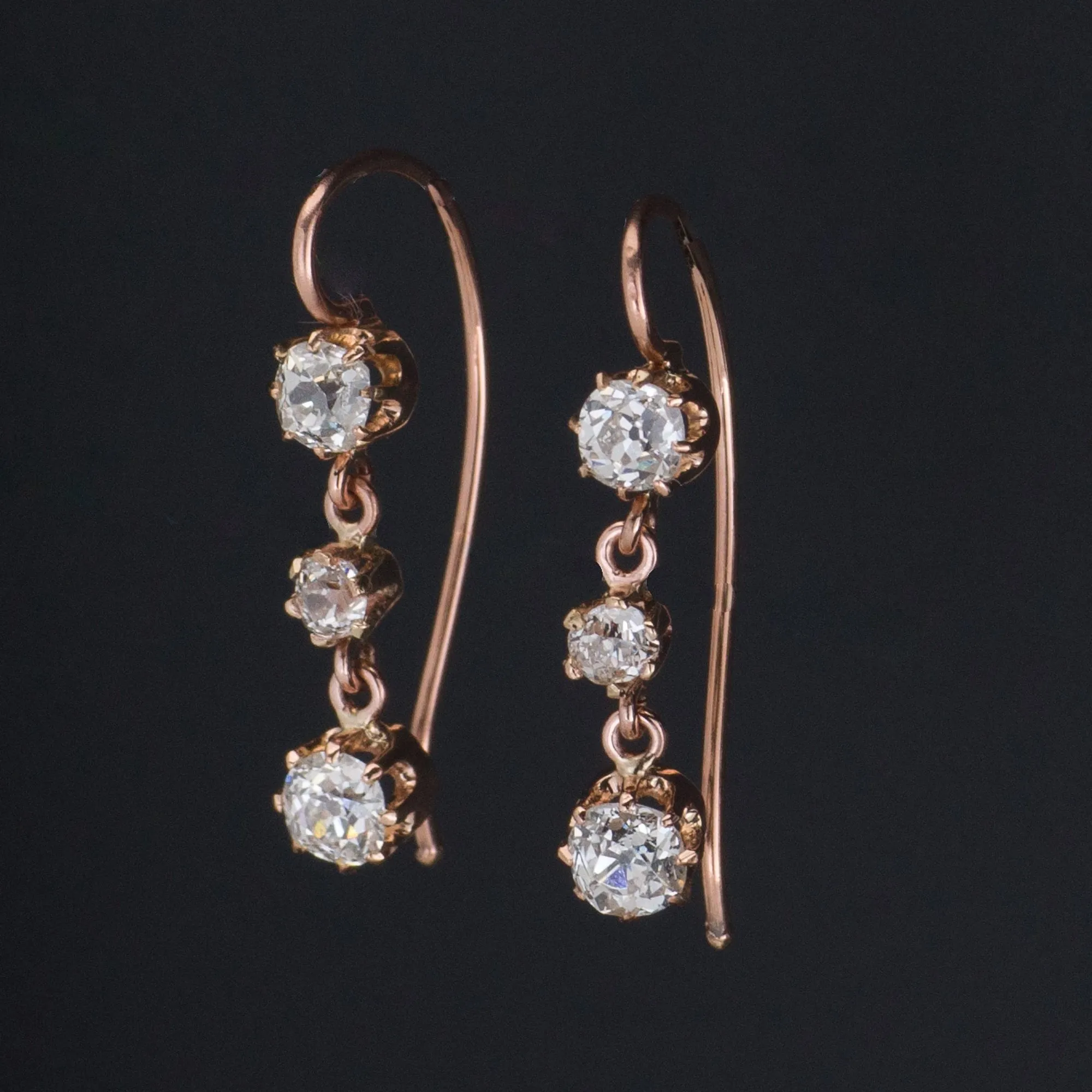 Antique Diamond Earrings | Diamond Earrings