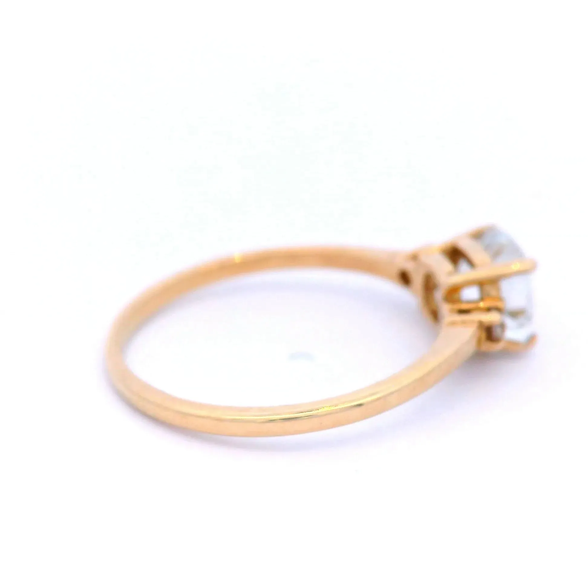 Aquamarine & Diamond Dress Ring