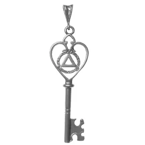 AS59. AA Symbol. Sterling Silver.