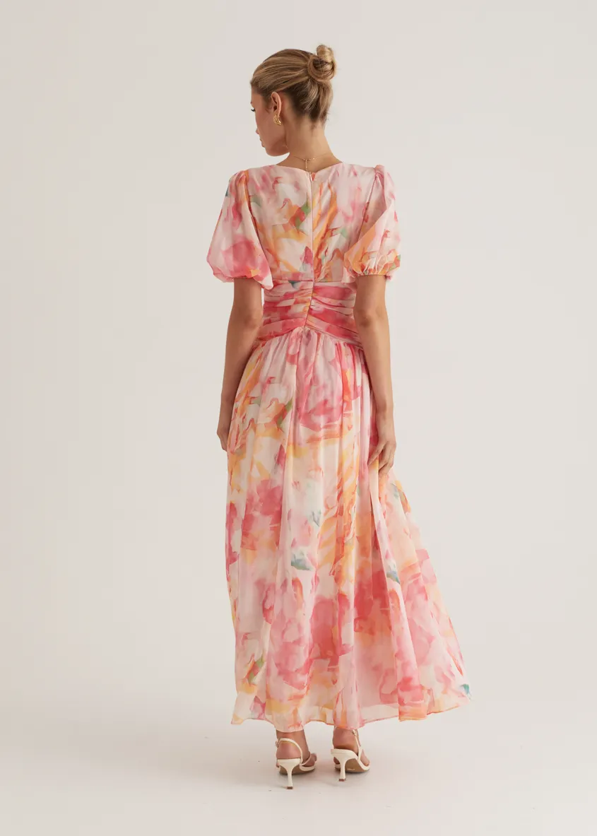 Aubree Maxi Dress - Ruby Splash