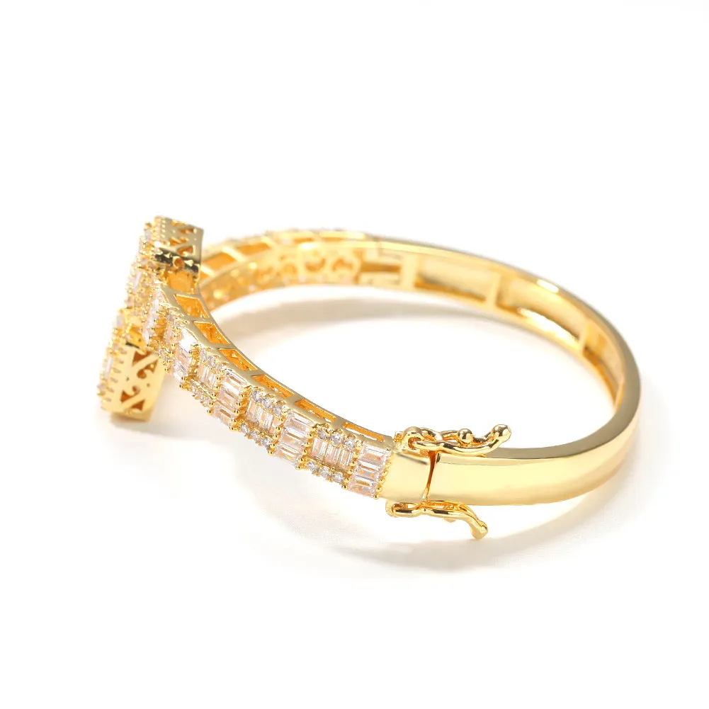 Baguette Bangle Bracelet