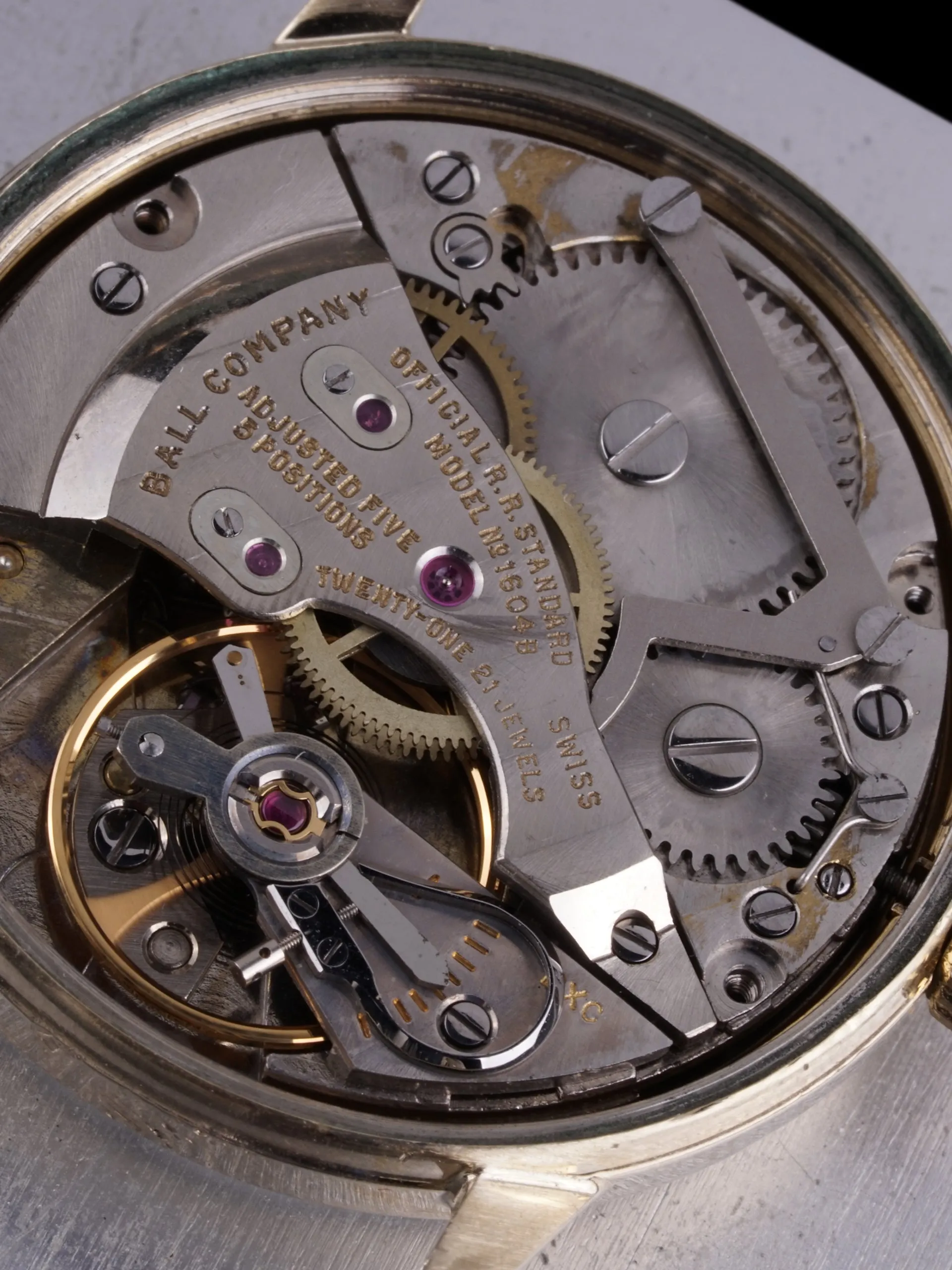 Ball Railroad Official Standard Manual Wind "10K Gold Filled"