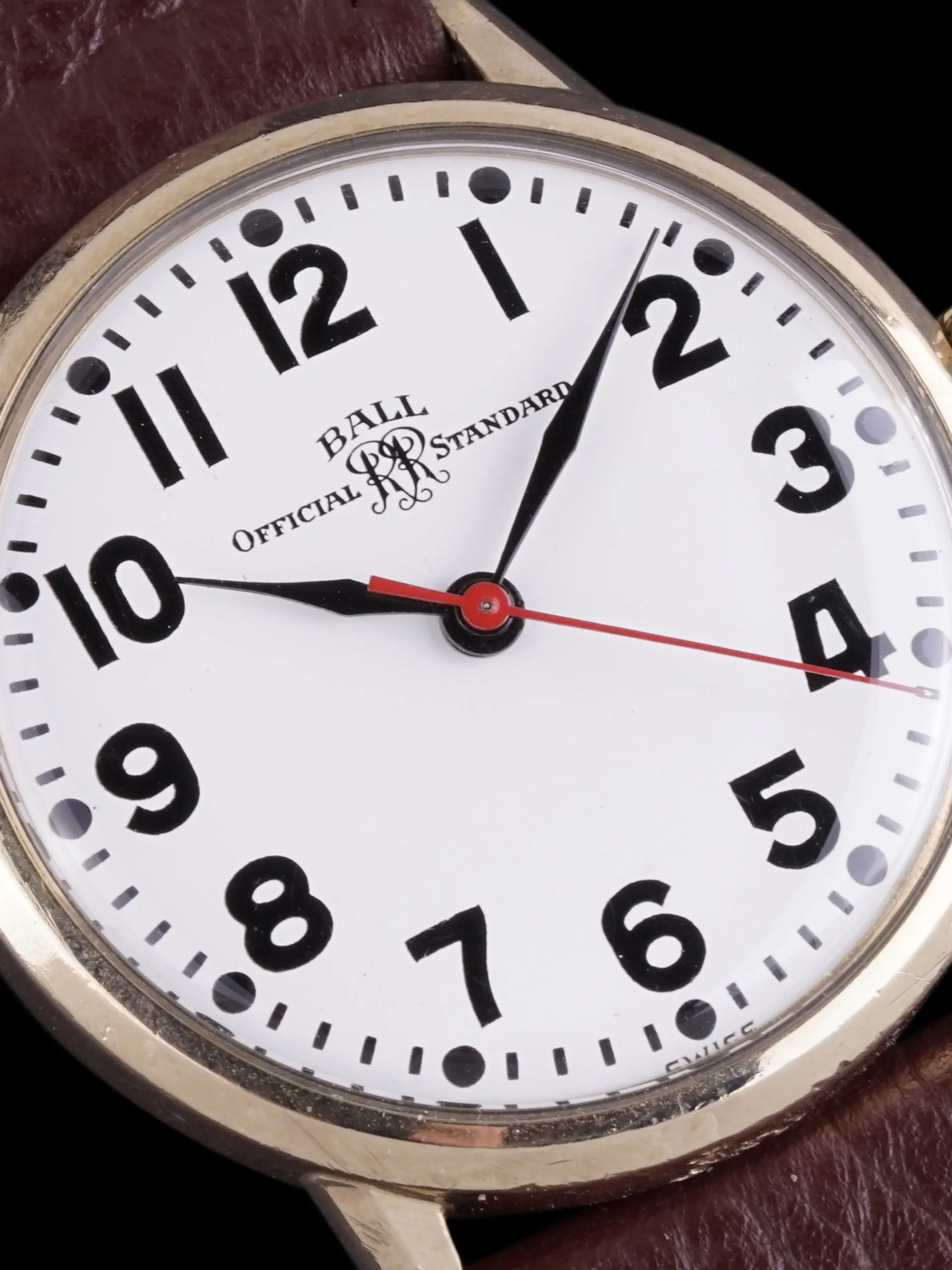 Ball Railroad Official Standard Manual Wind "10K Gold Filled"
