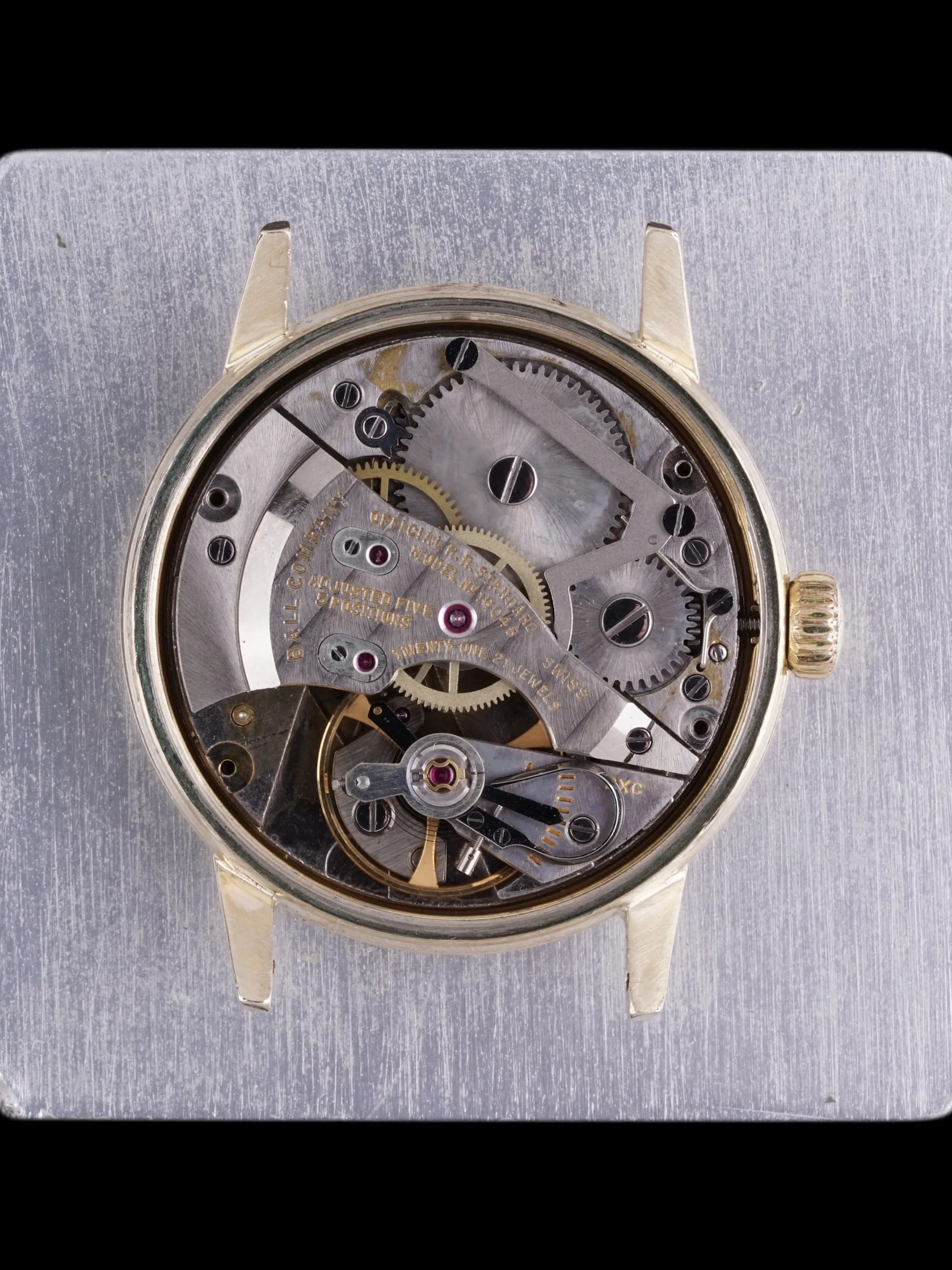 Ball Railroad Official Standard Manual Wind "10K Gold Filled"