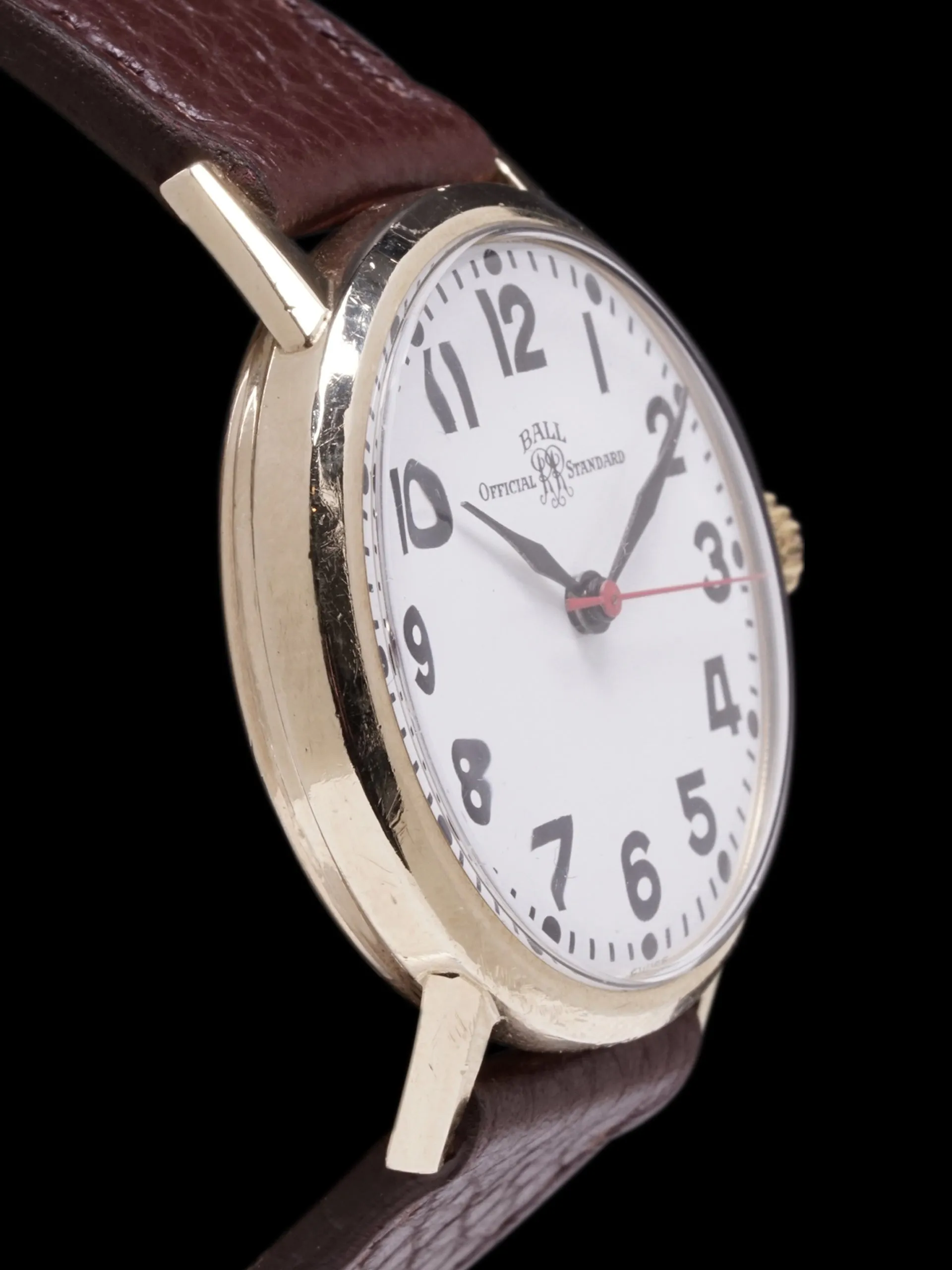 Ball Railroad Official Standard Manual Wind "10K Gold Filled"