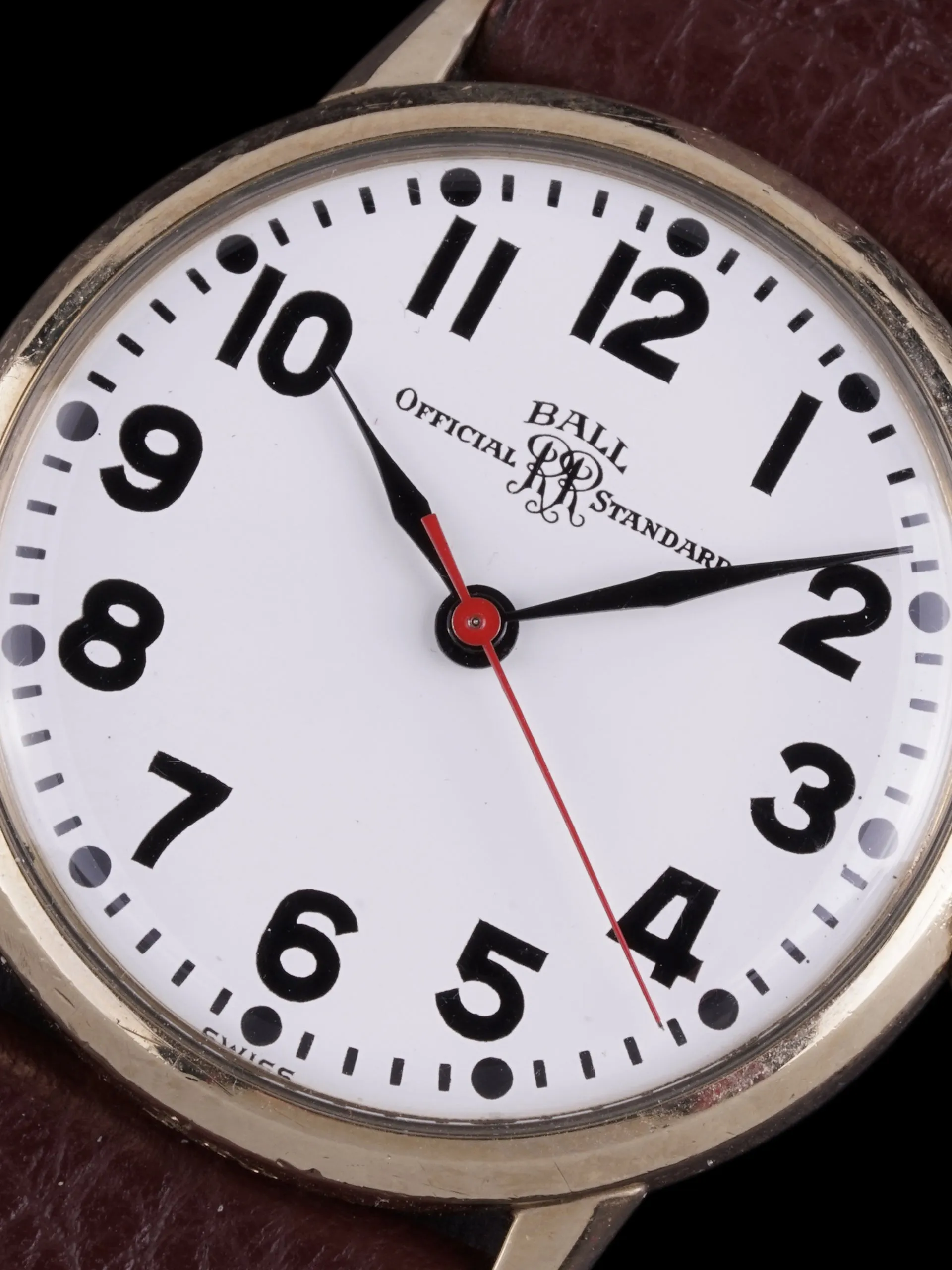 Ball Railroad Official Standard Manual Wind "10K Gold Filled"