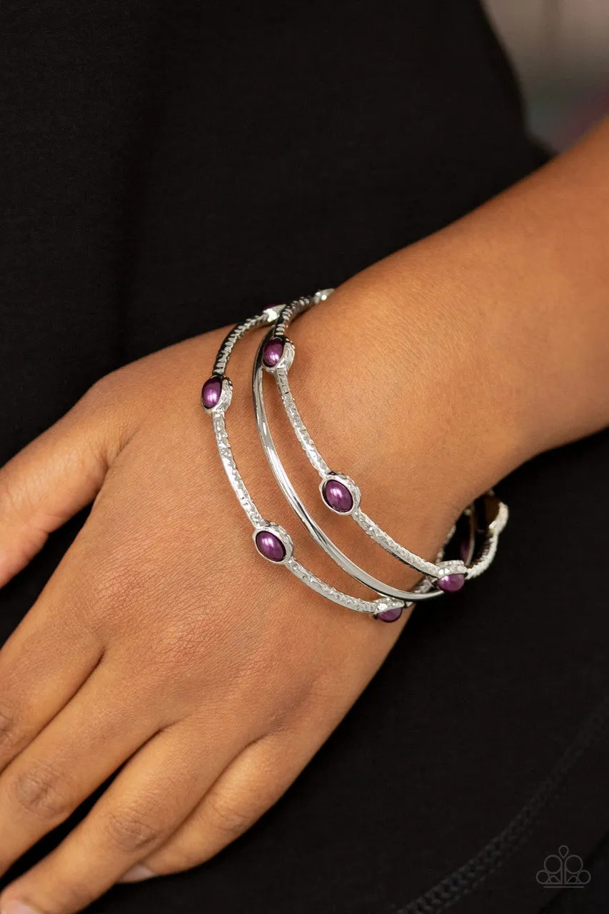 Bangle Belle Purple Paparazzi Bracelet
