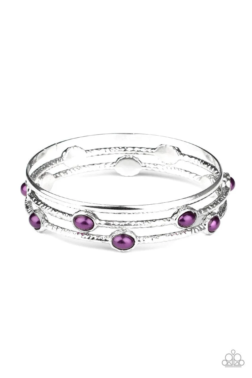 Bangle Belle Purple Paparazzi Bracelet