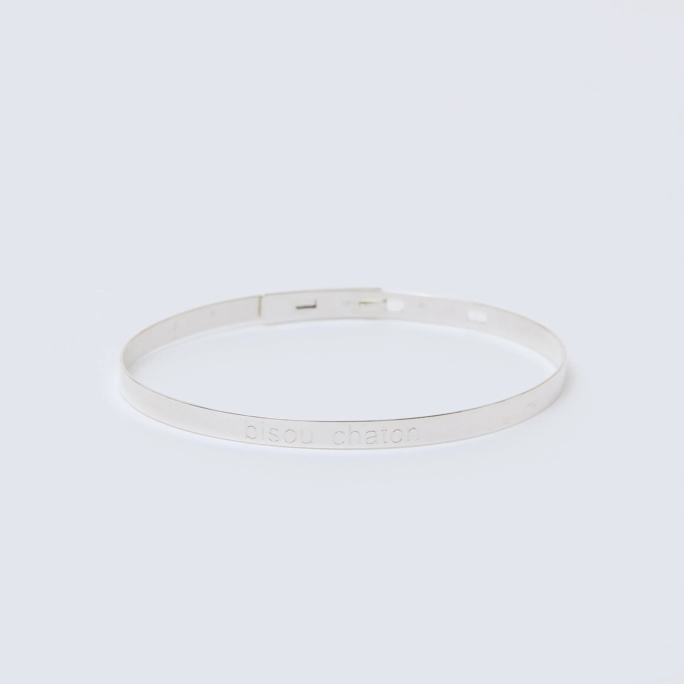 BANGLE CHATON - SILVER