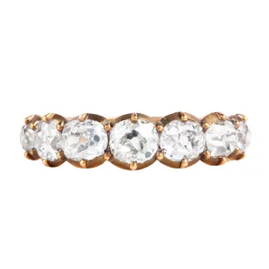 Bell and Bird Signature Cutaway Diamond Half Hoop Band