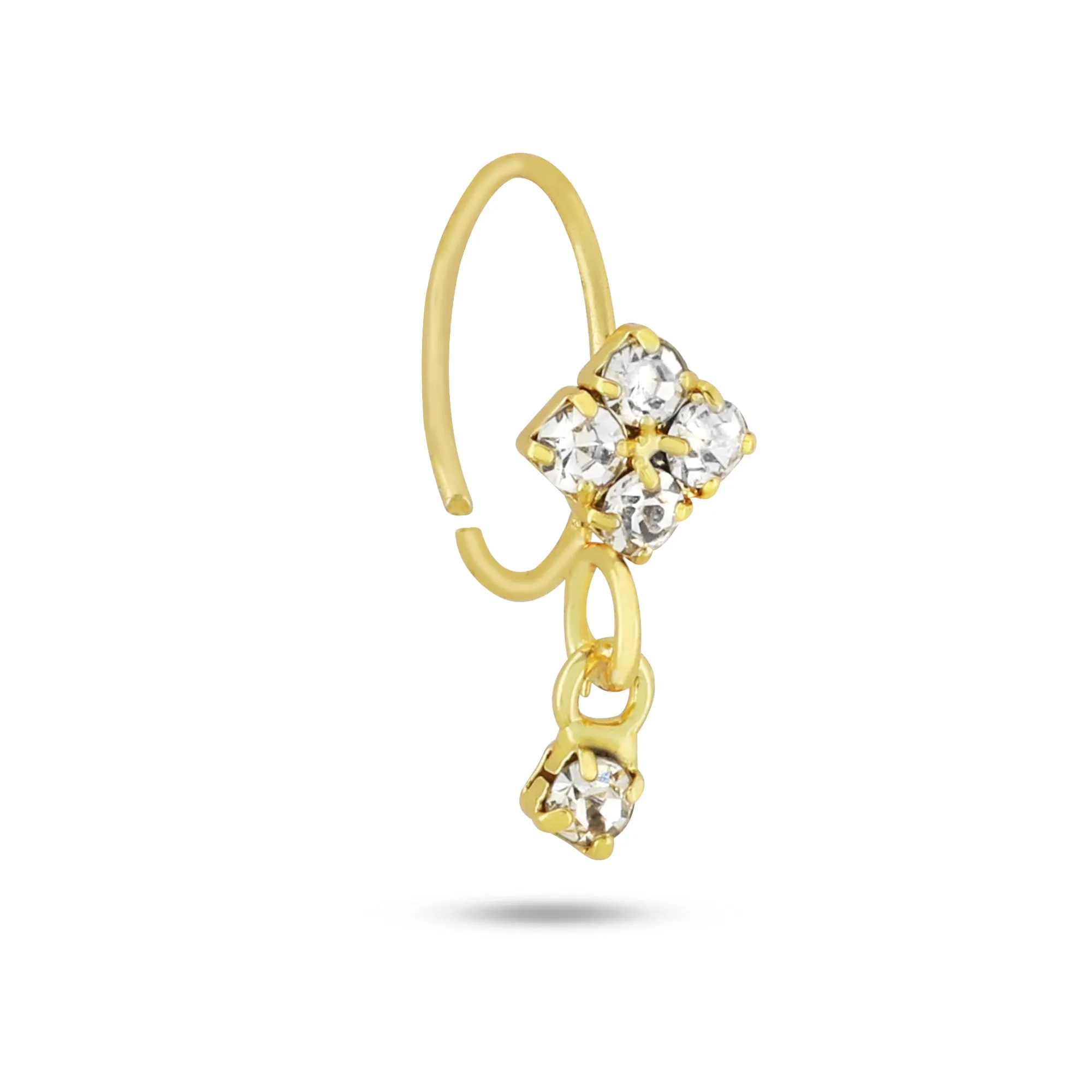 Best Set of Dangling Hoop Nose Rings
