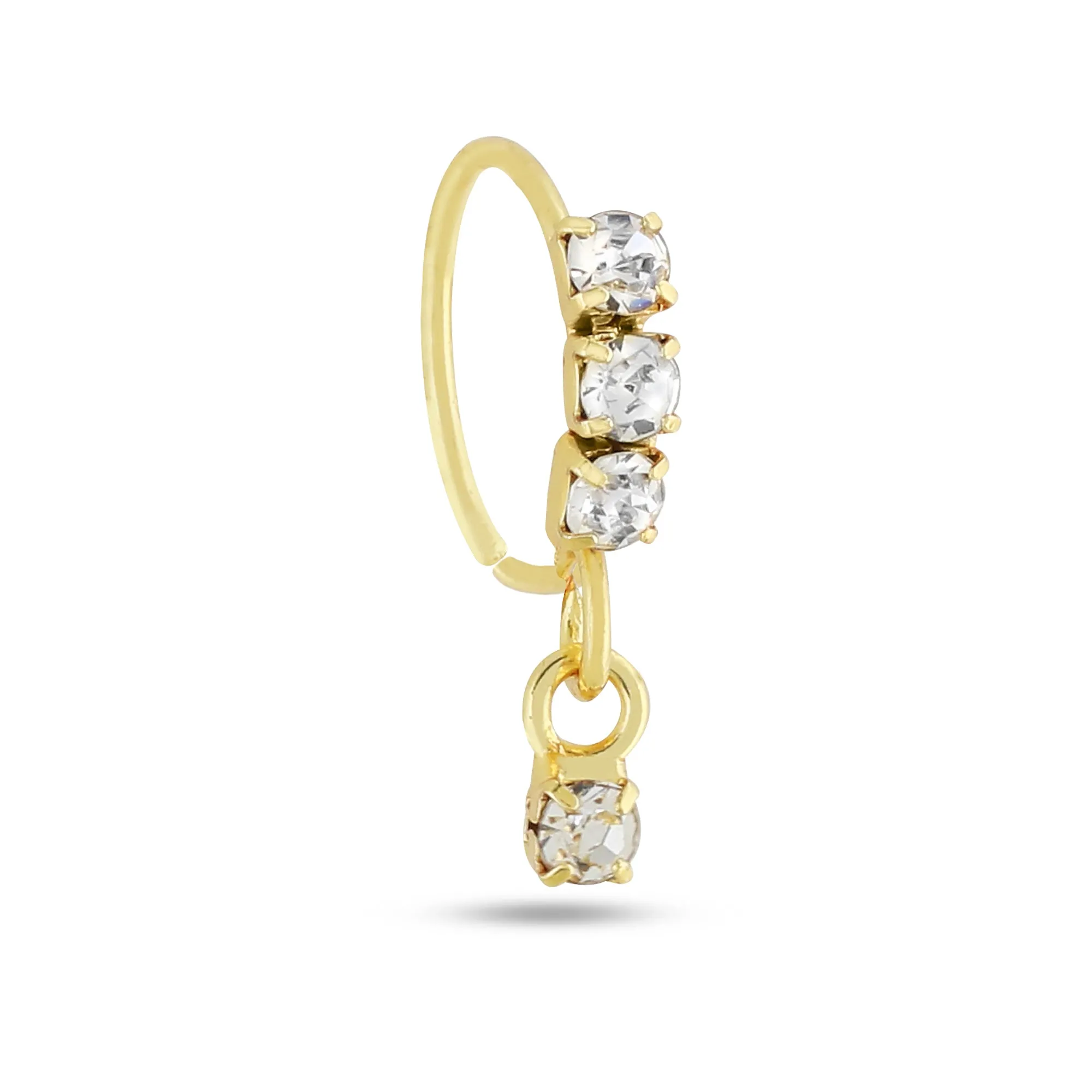 Best Set of Dangling Hoop Nose Rings