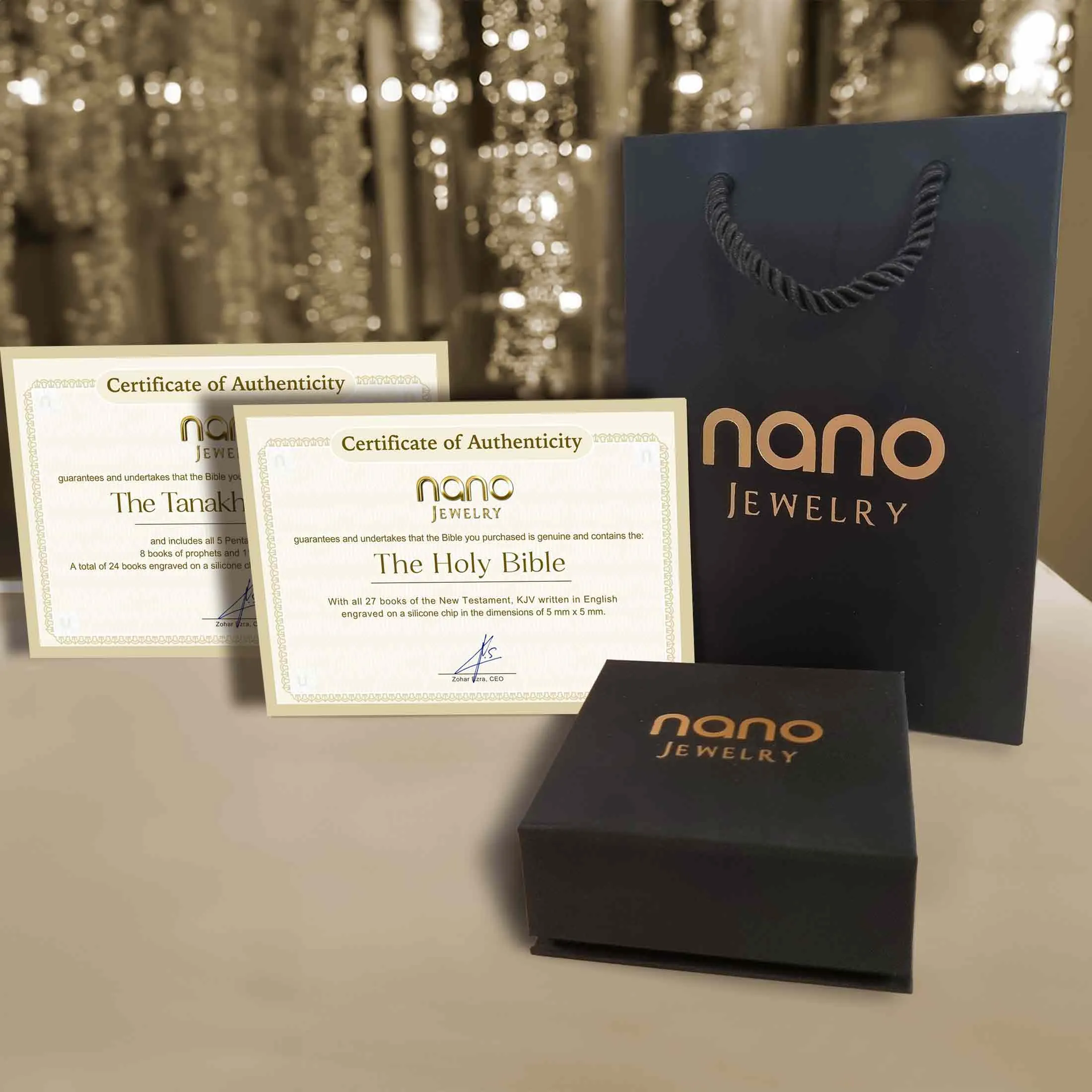Bible Scripture Necklace With Nano Bible - Amora Necklace