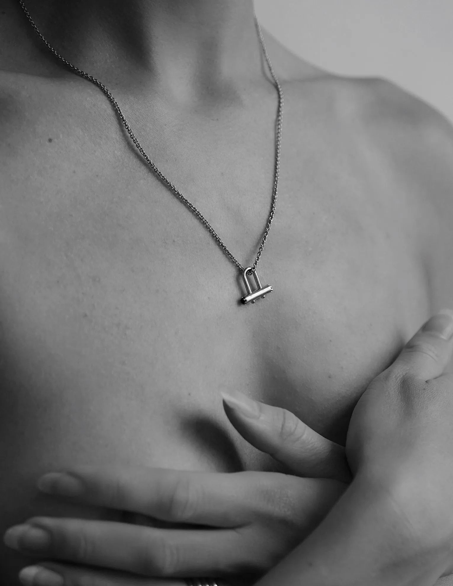 Birthstone Necklace <br> Silver