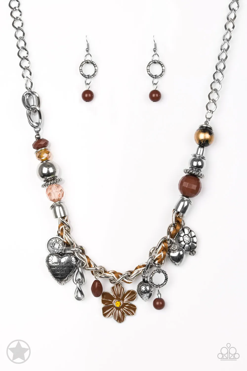 Blockbuster - Charmed, I'm Sure -Brown - Necklace