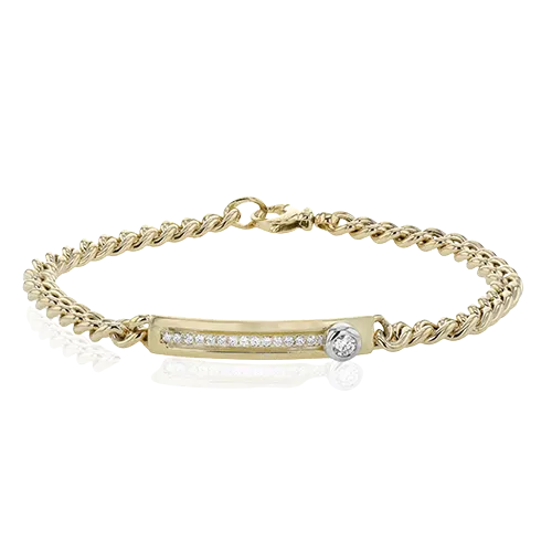 Bracelet in 18k Gold with Diamonds