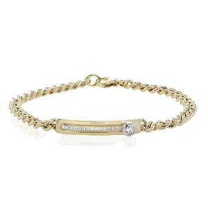 Bracelet in 18k Gold with Diamonds