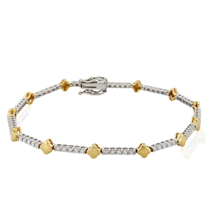 Bracelet in 18k Gold with Diamonds