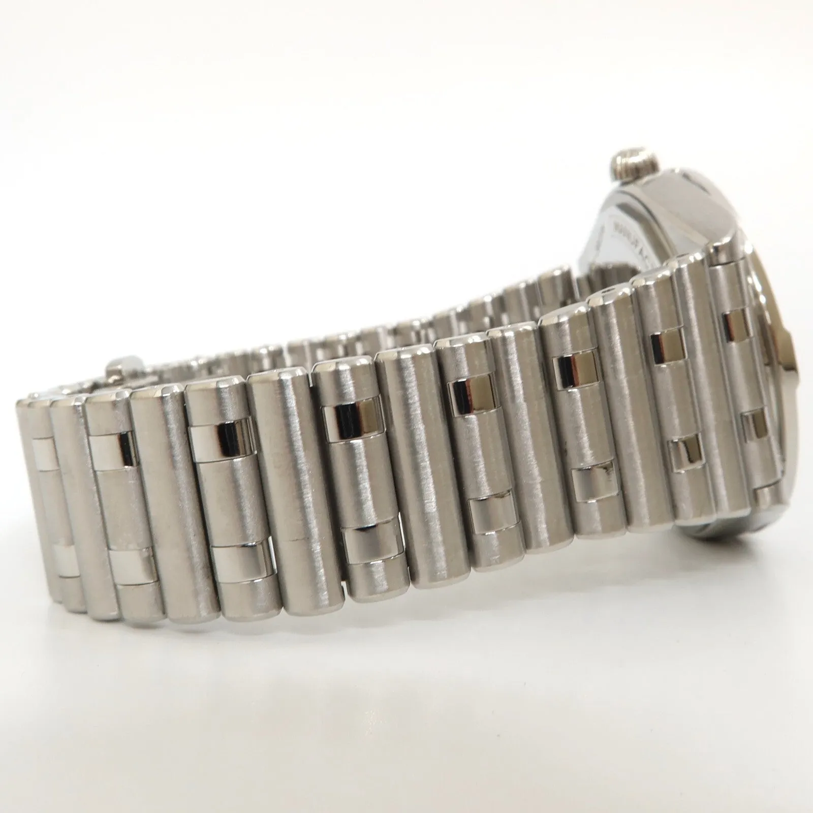 Breitling Chronomat Automatic 36 Silver Dial Factory Diamond Bezel Steel A10380