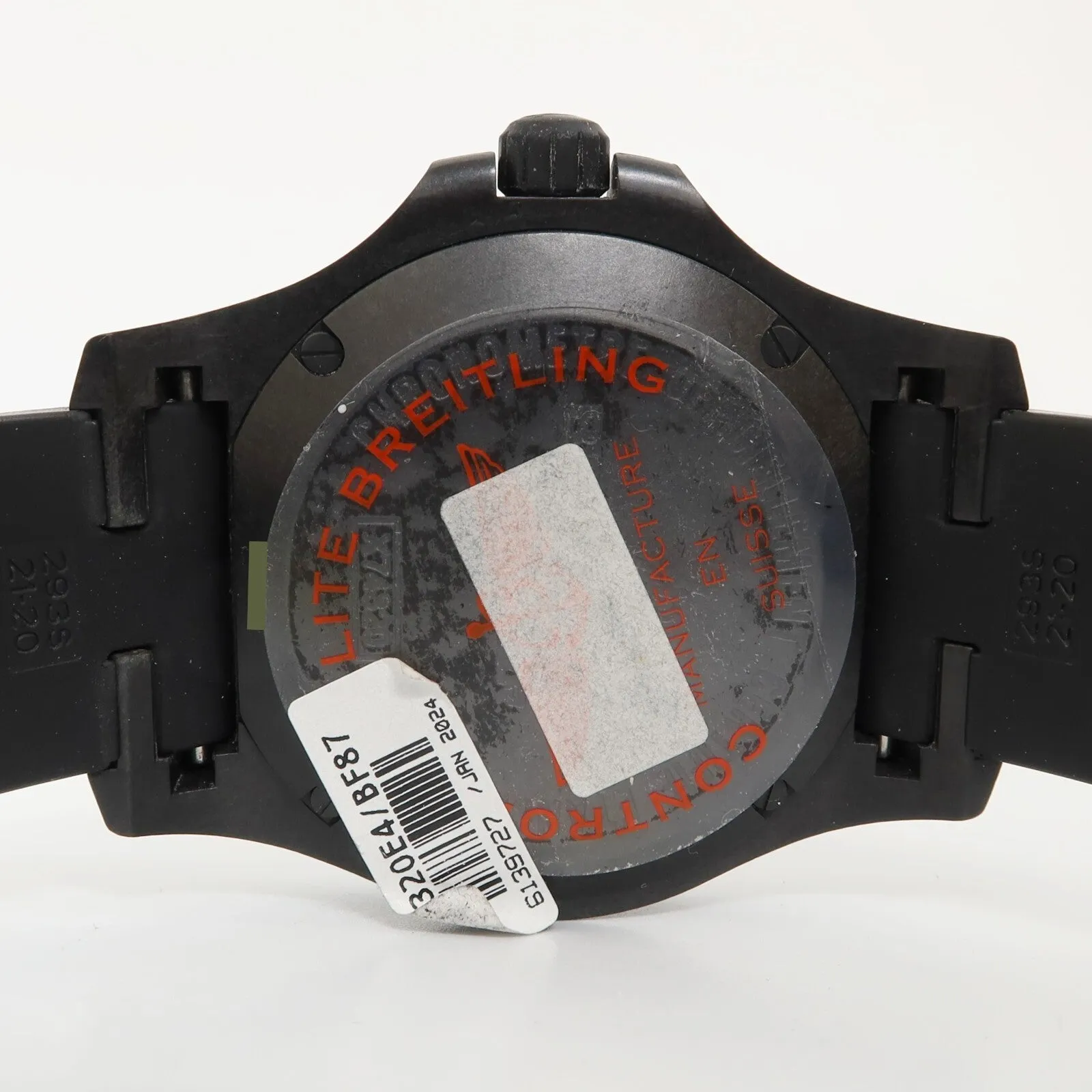 Breitling Colt Skyracer Carbon Fiber Quartz 45MM Black Dial Rubber X74320