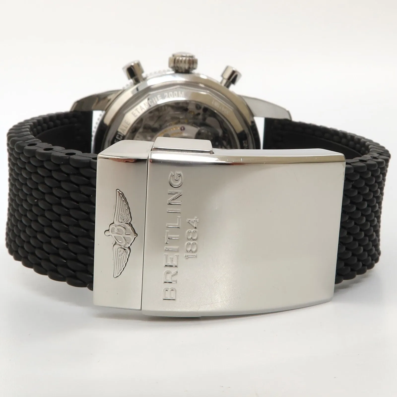 Breitling Superocean Heritage II Chronograph B01 Silver Panda Dial Steel  AB0162