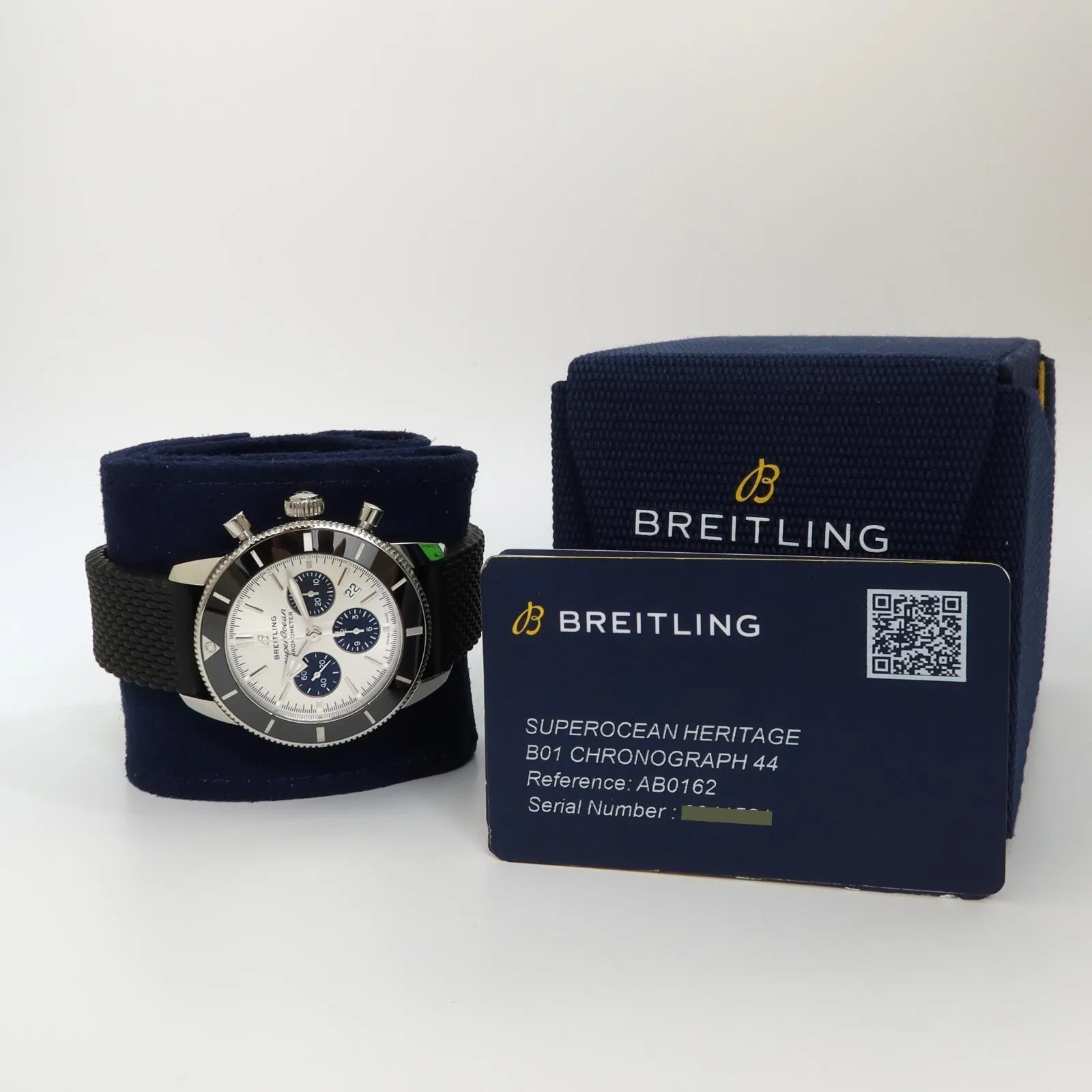 Breitling Superocean Heritage II Chronograph B01 Silver Panda Dial Steel  AB0162