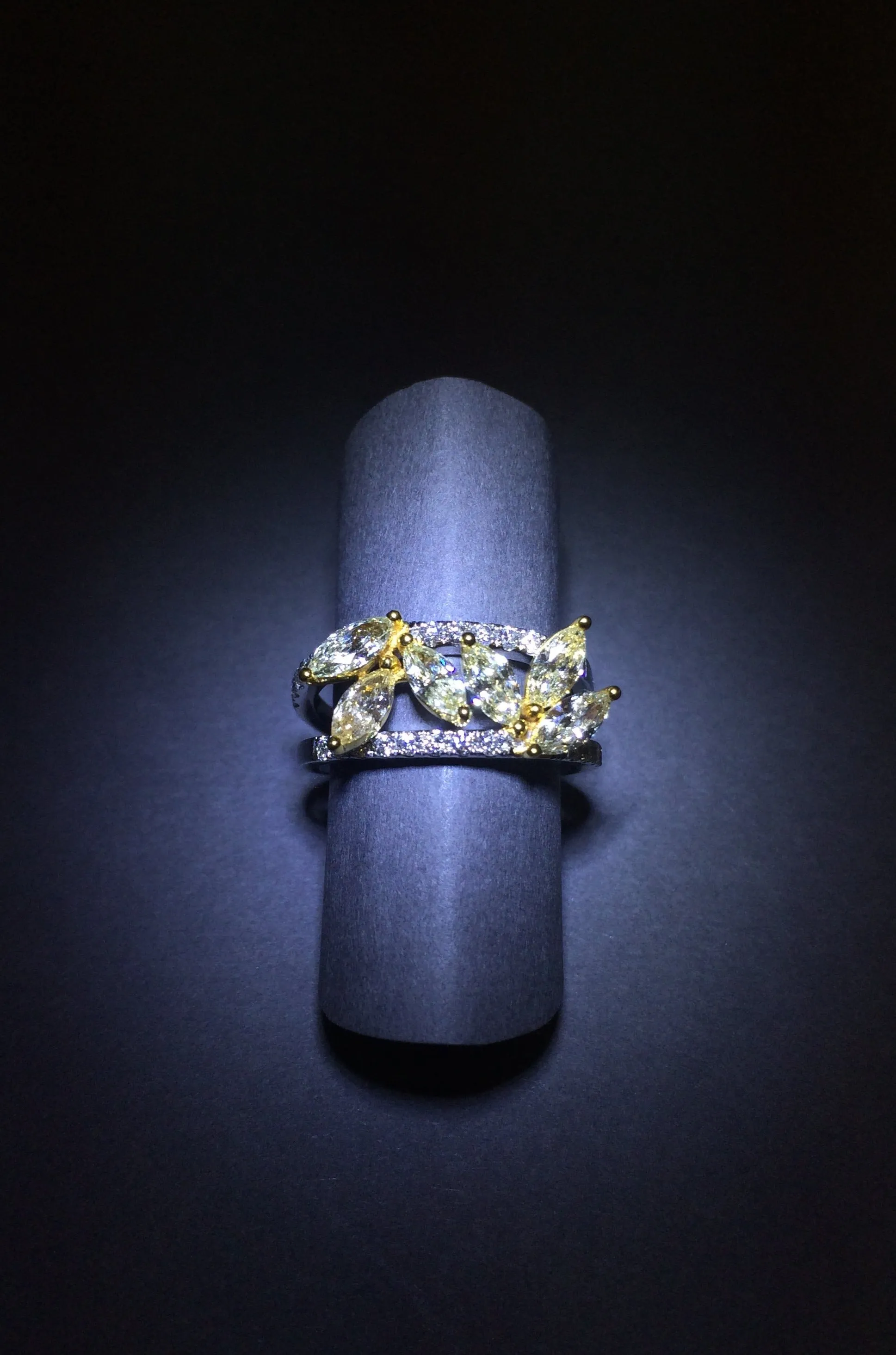 Brilliant Yellow Diamond Rings