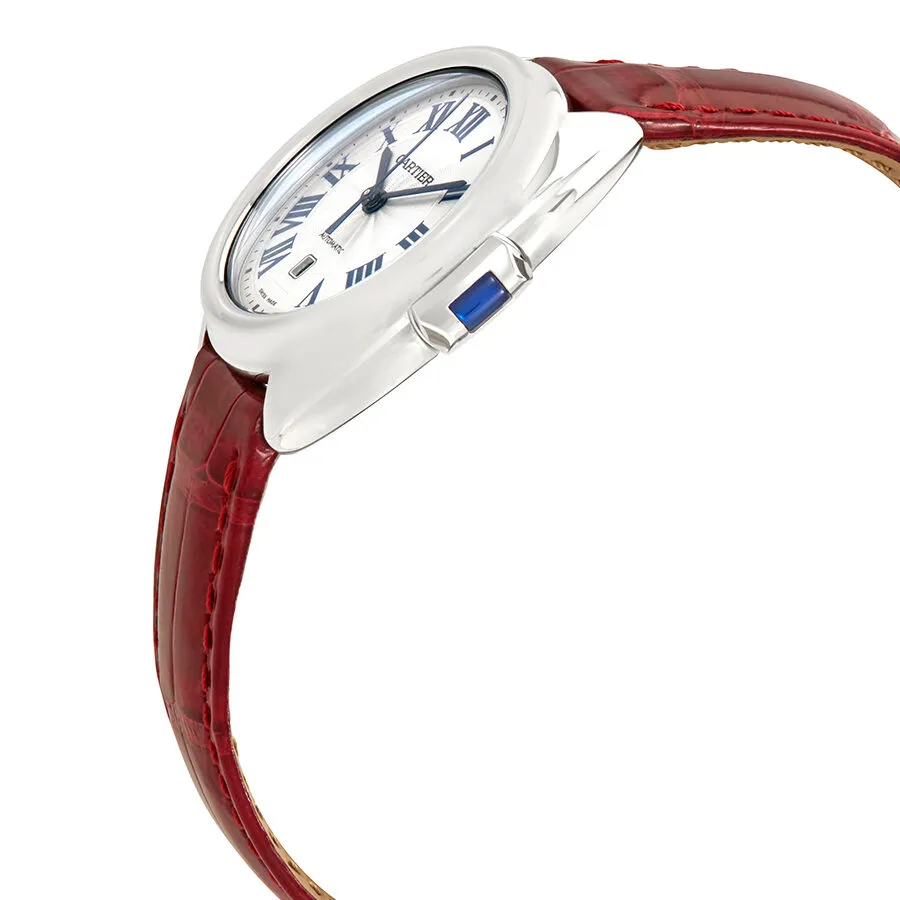 Cartier Cle de Cartier Automatic Silvered Dial Ladies Watch WSCL0016