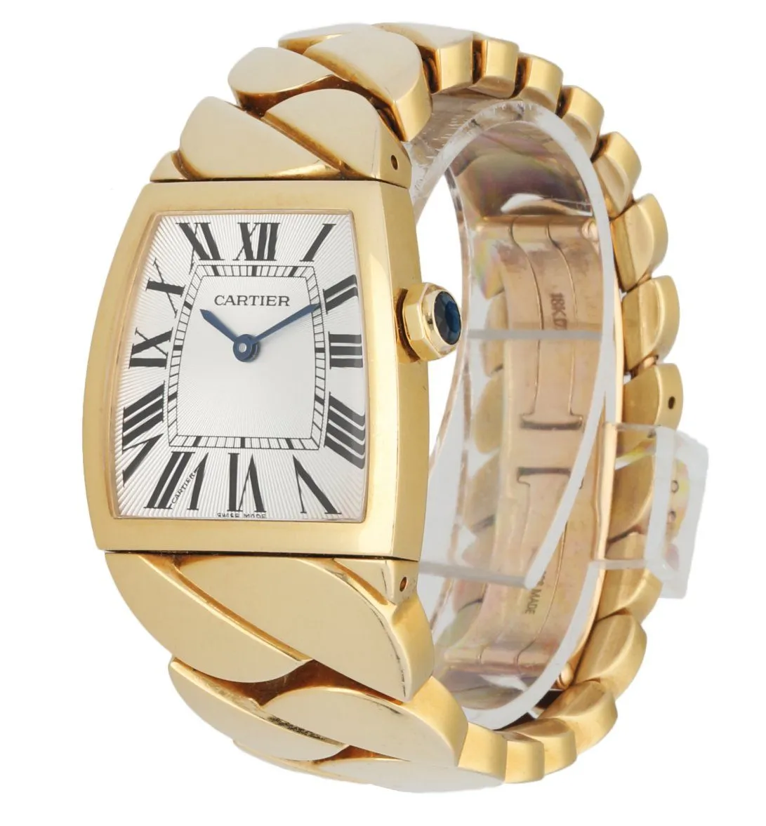Cartier La Dona 2836 18K yellow Gold Ladies Watch Box & Papers